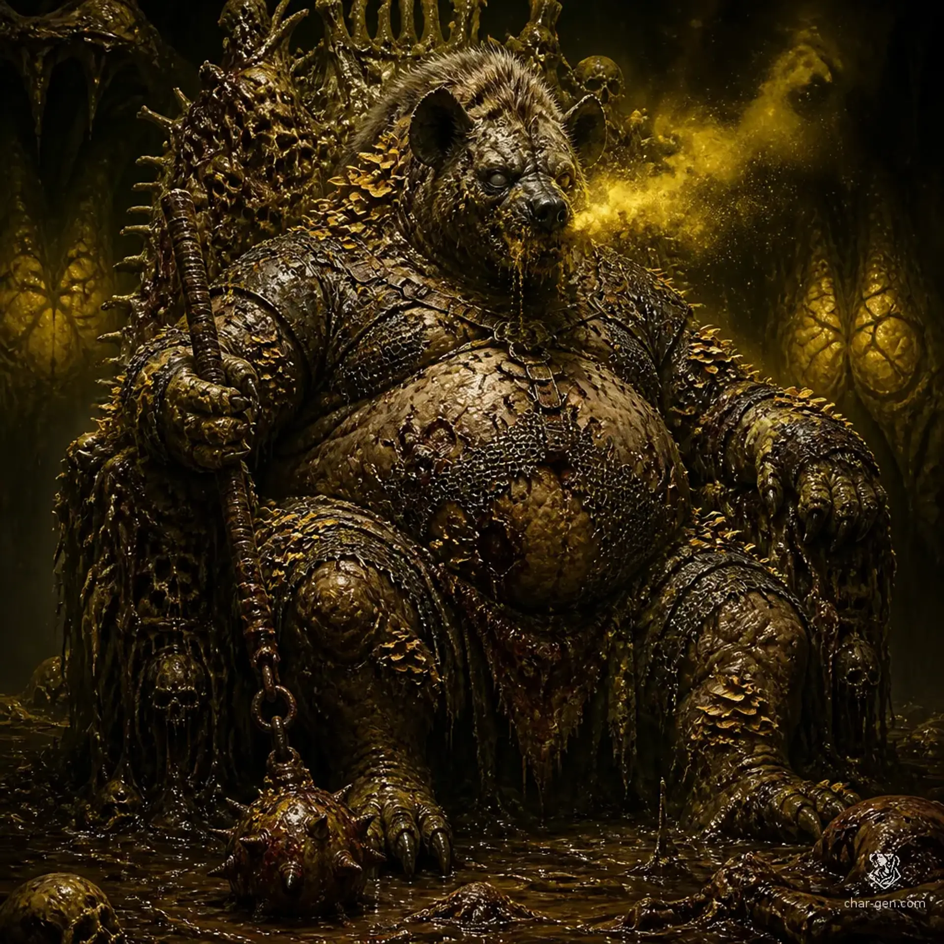 Gruuk the Rot-Touched - AI-generated fantasy Monster