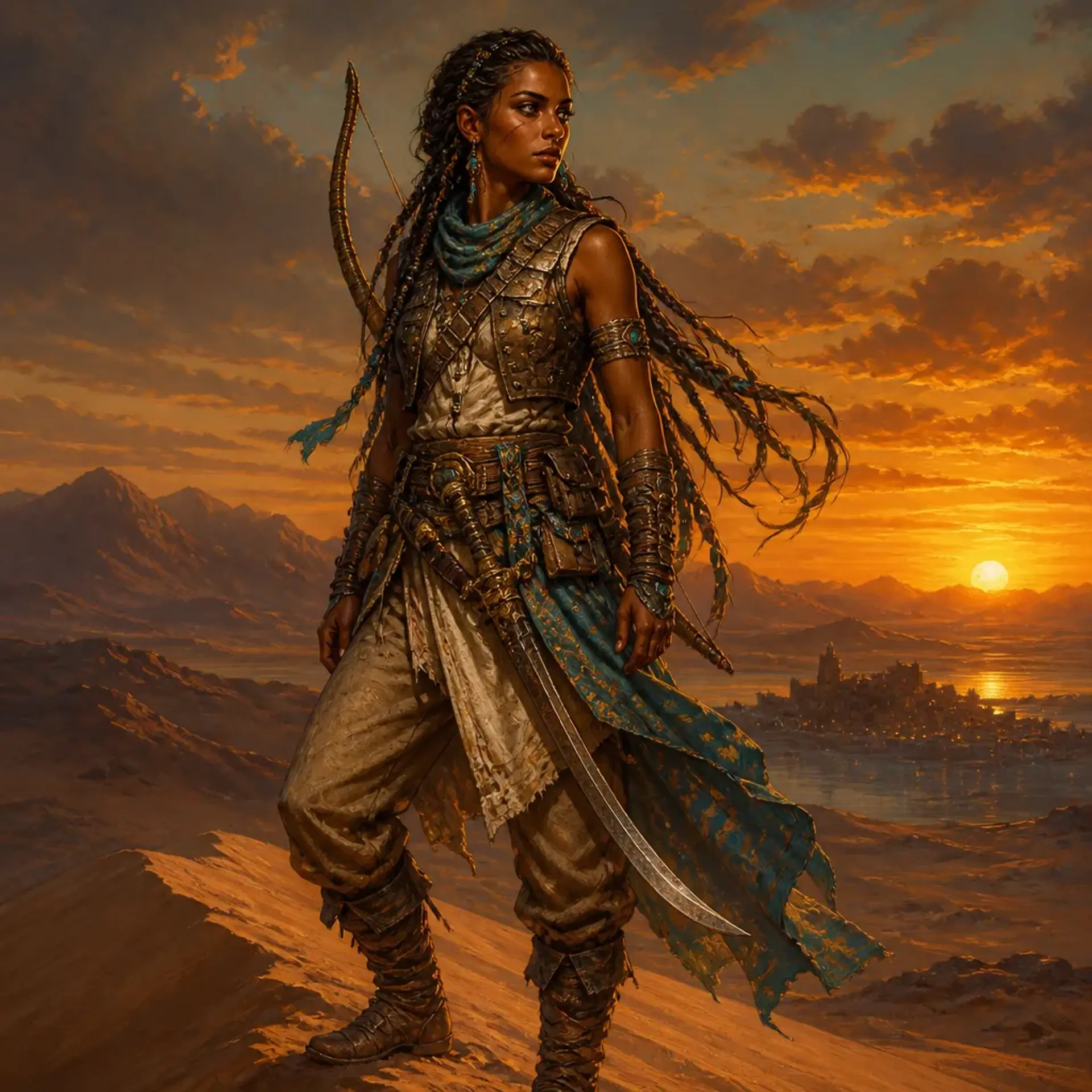 Anya - AI-generated fantasy Character