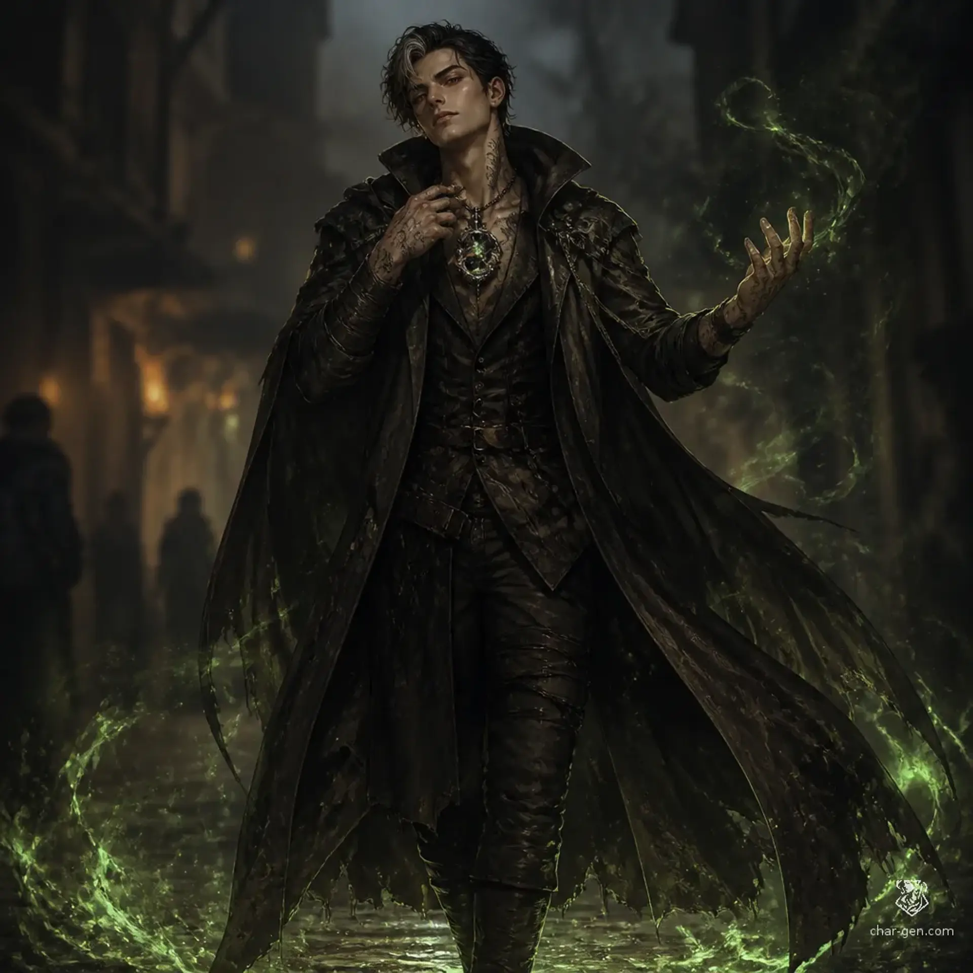 Illuvhael - AI-generated fantasy Character