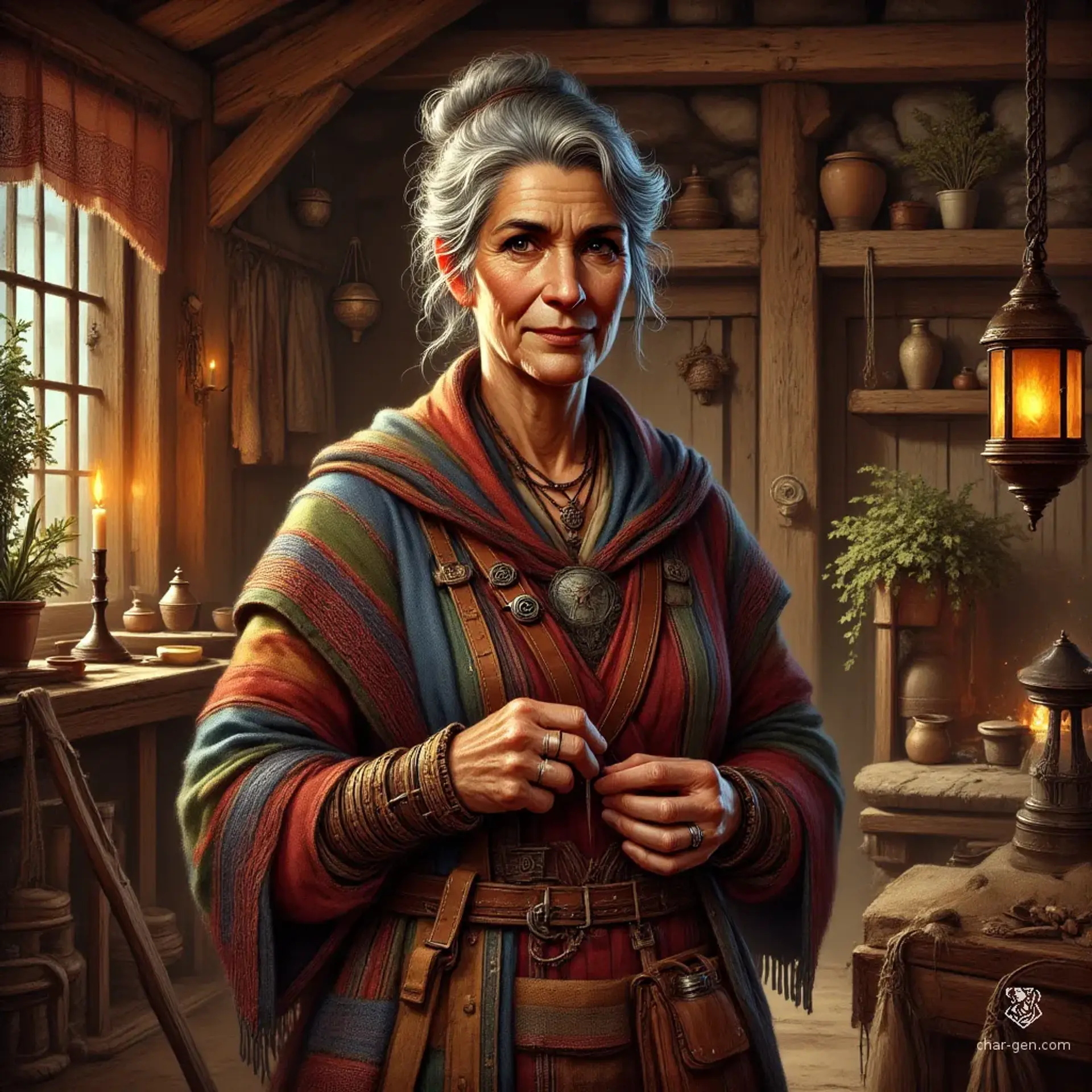 Eira Thornwell - AI-generated fantasy NPC