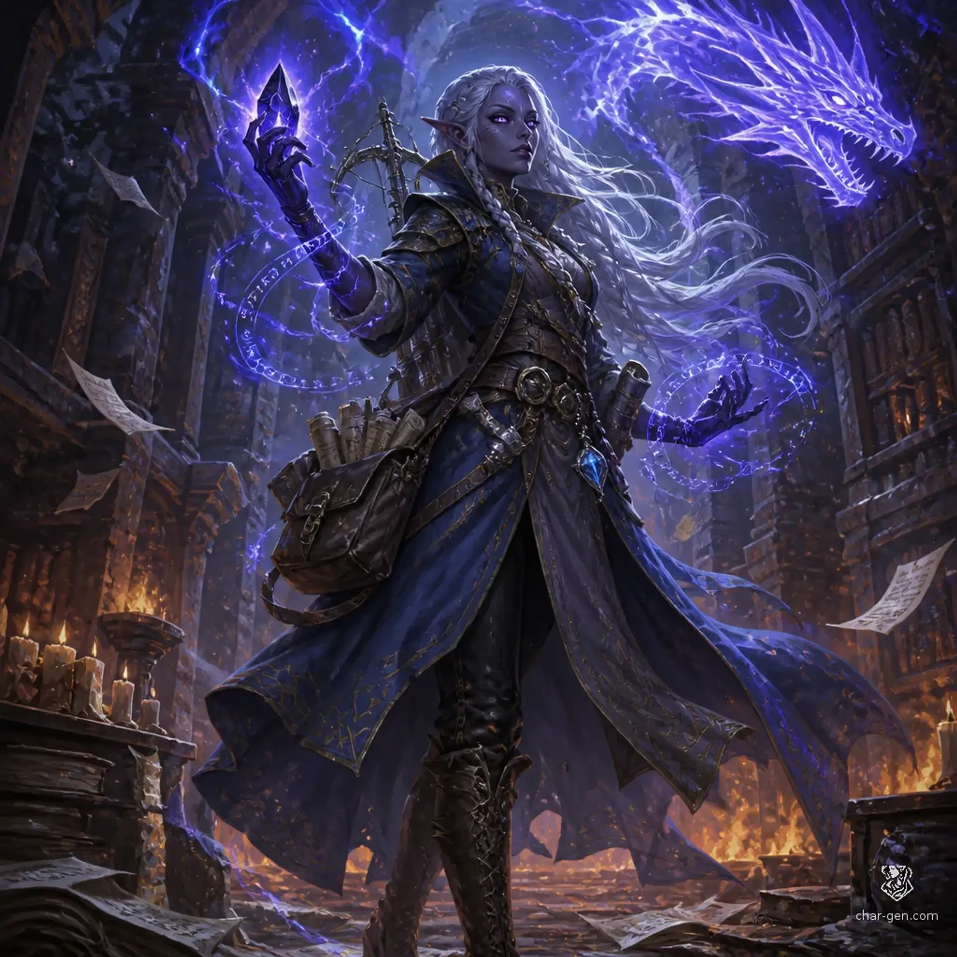 Navaira Qadri - AI-generated fantasy Character