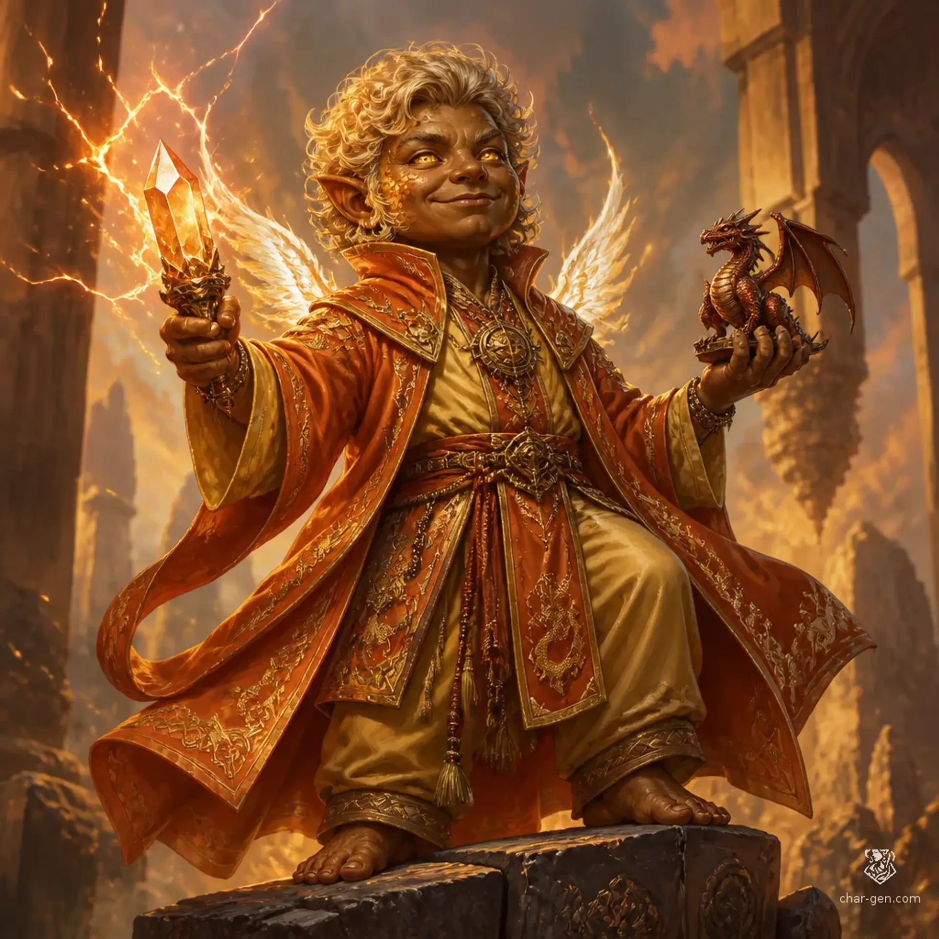Zephyrin Glimmerwing - AI-generated fantasy Character