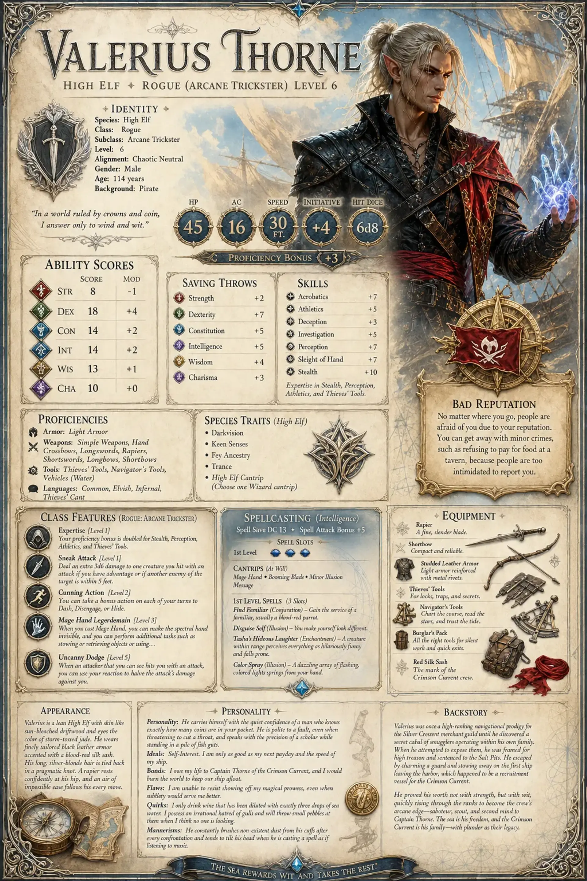Character Sheet