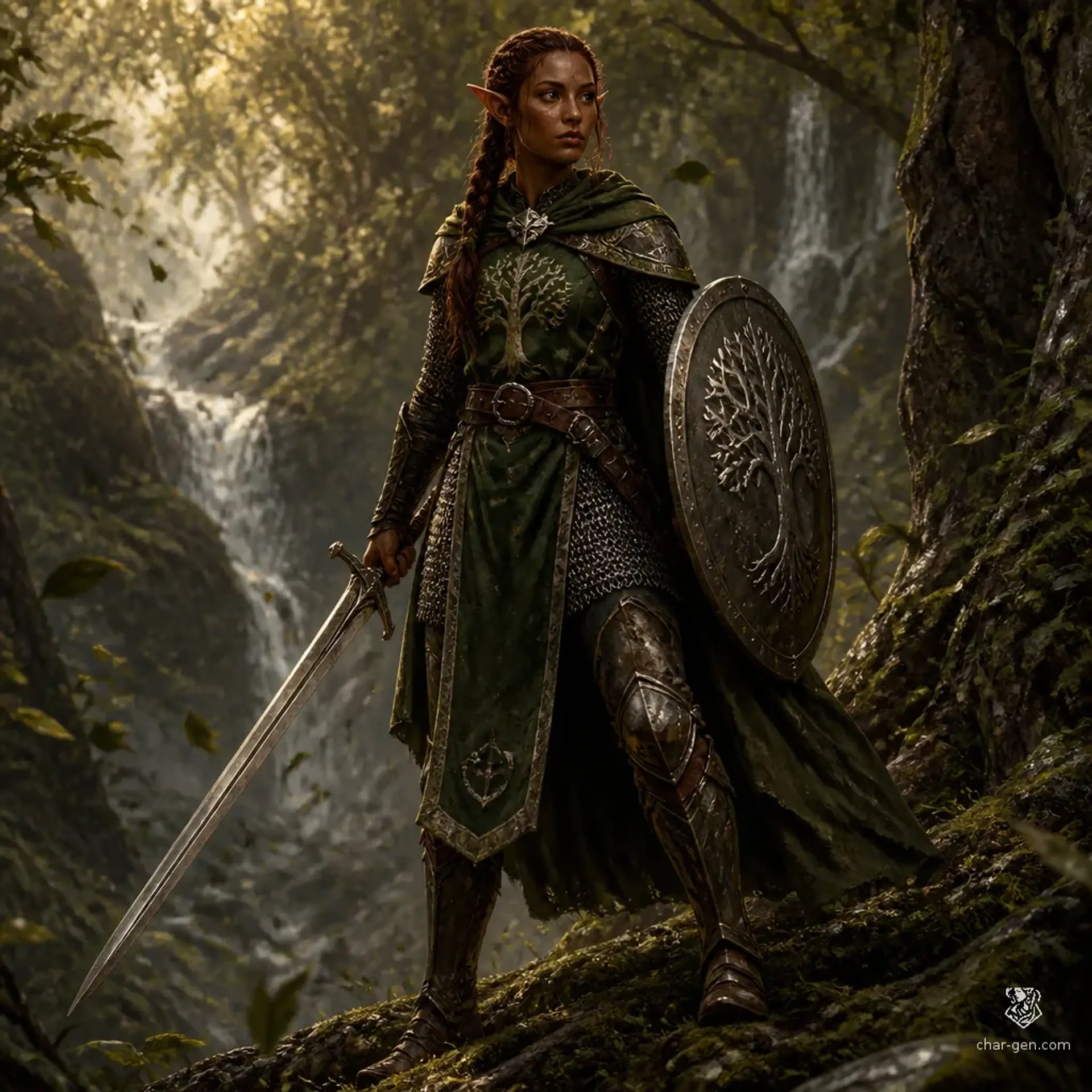 Alvorina - AI-generated fantasy Character