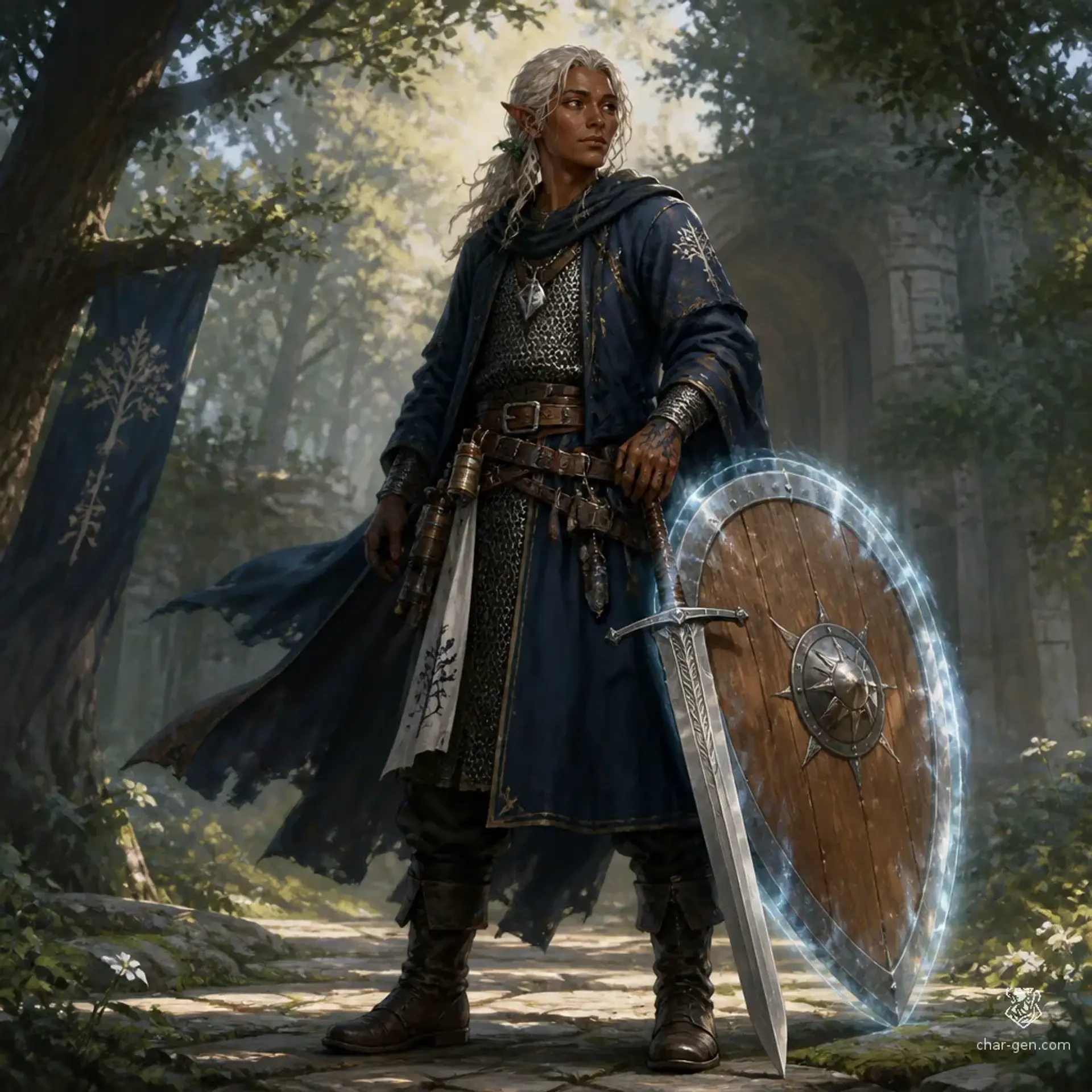 Luinel Veyru - AI-generated fantasy Character