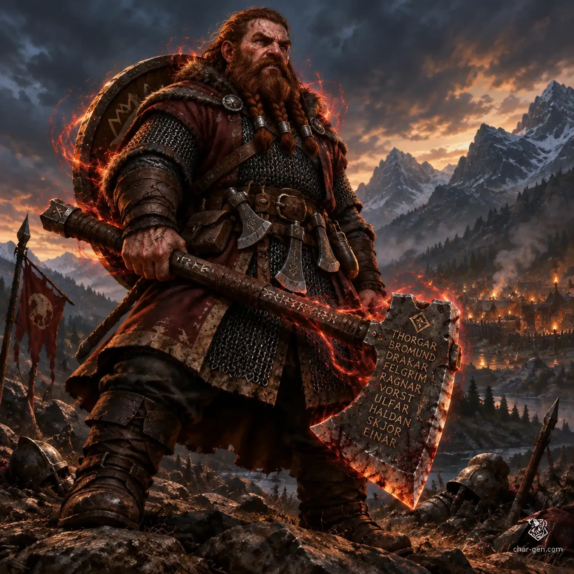 Grosber - AI-generated fantasy Character