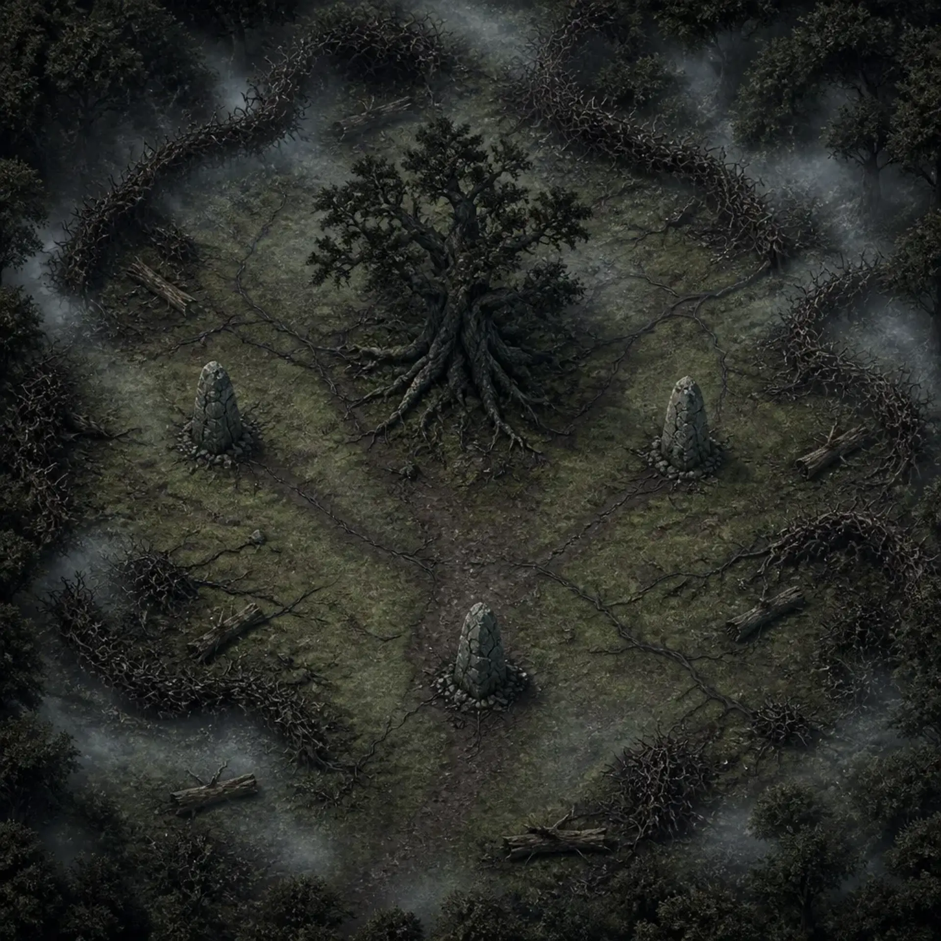 Ambush at Rootfall - AI-generated fantasy Encounter