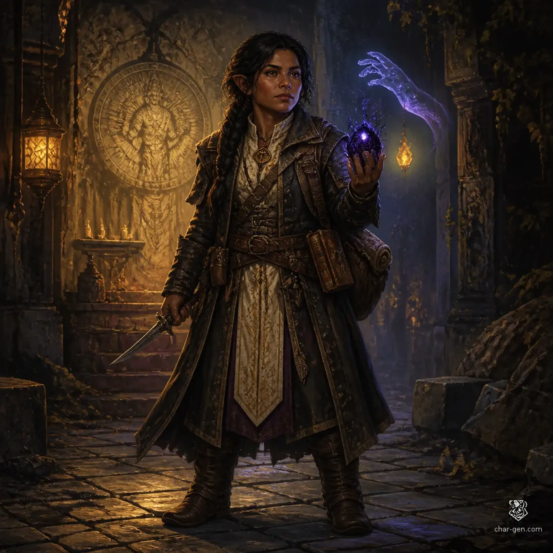 Ketta Gatik - AI-generated fantasy Character