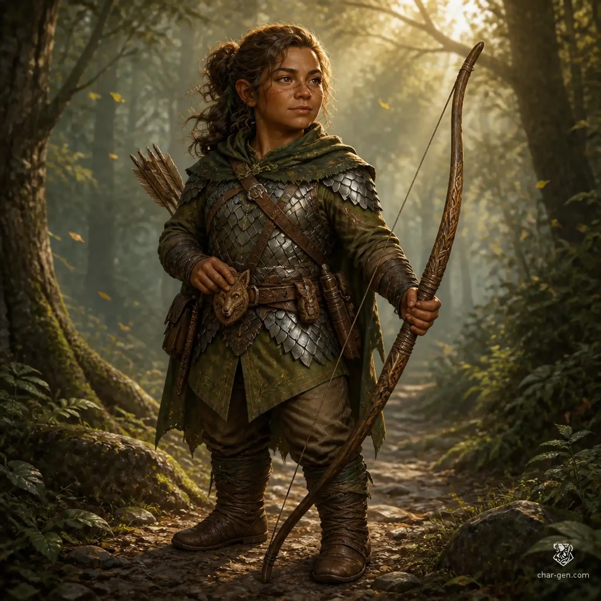 Pip Bramblefoot - AI-generated fantasy Character