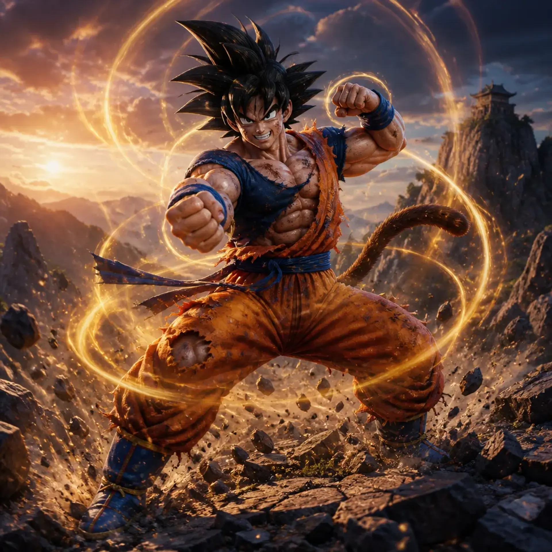 Goku - AI-generated fantasy Character