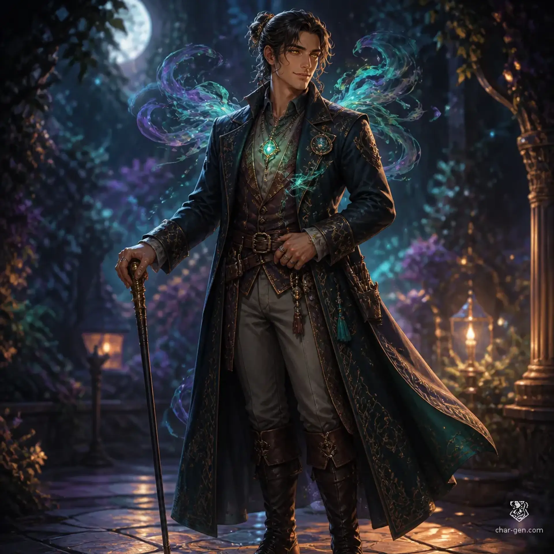 Edrin Vale - AI-generated fantasy Character