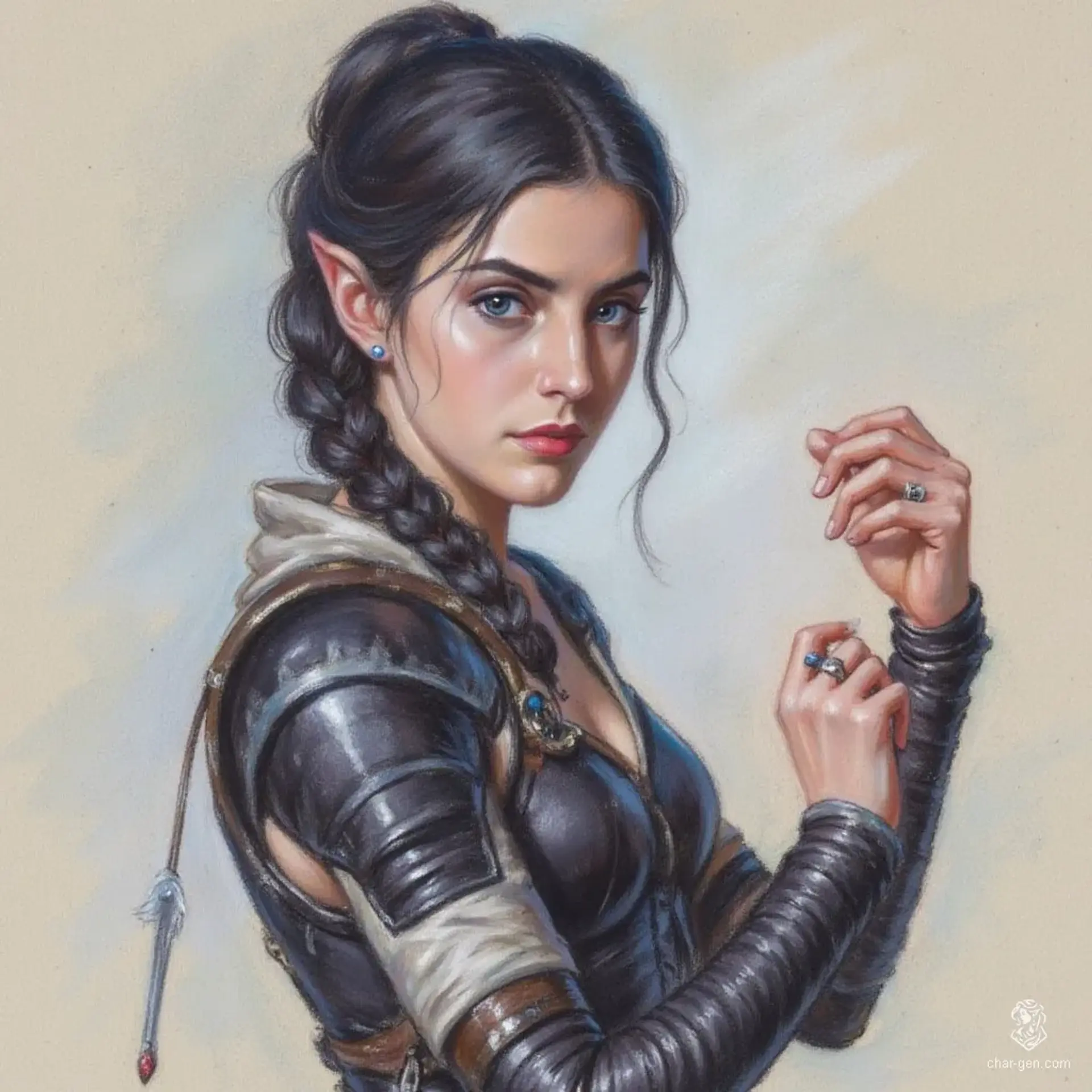 Aelira Vanyriss - AI-generated fantasy NPC