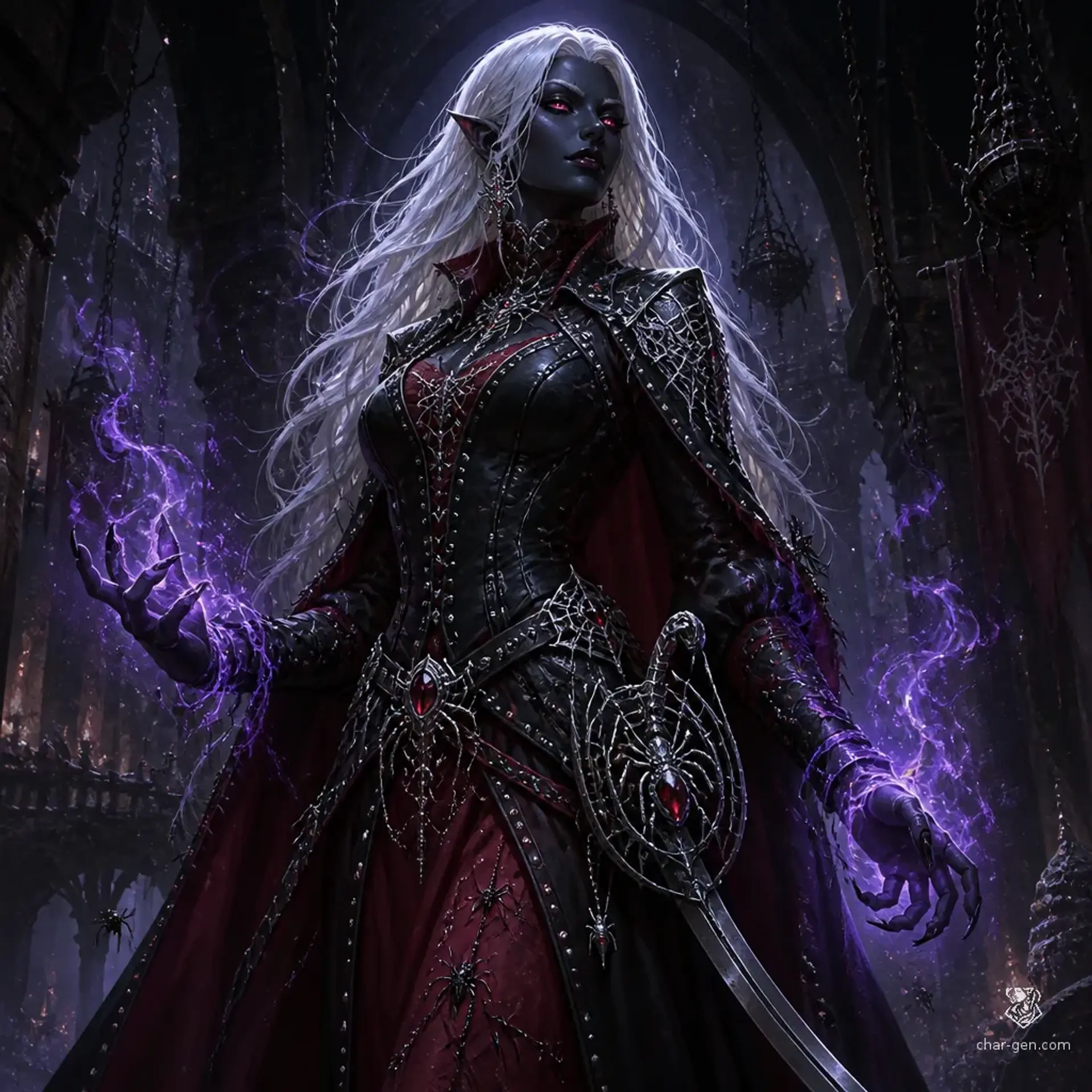 Aurelia Malice - AI-generated fantasy Character
