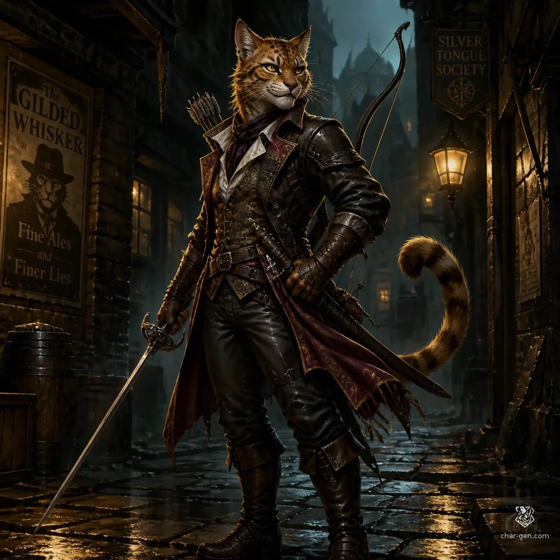 Fat Gus - AI-generated fantasy Character