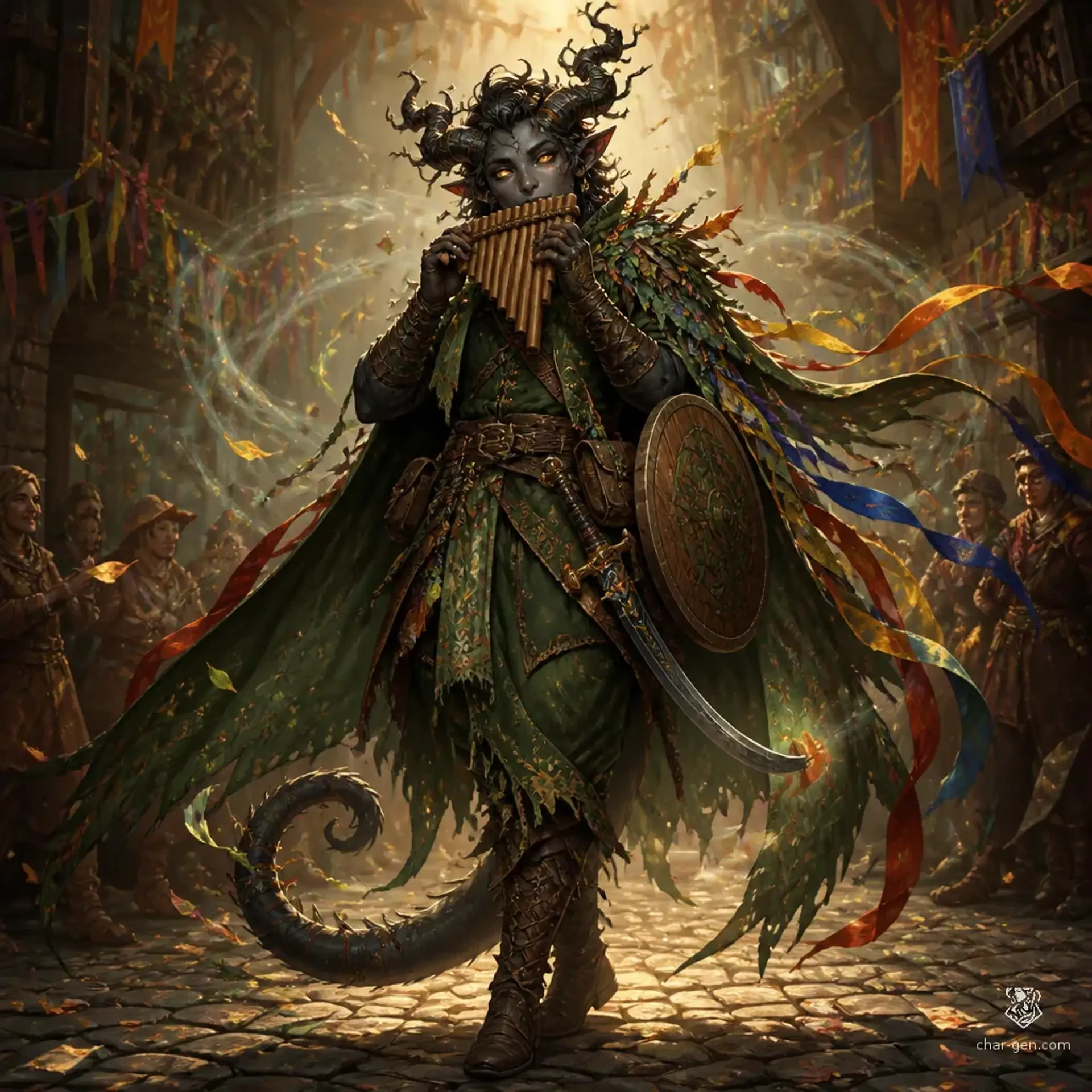 Crow Thorn - AI-generated fantasy Character