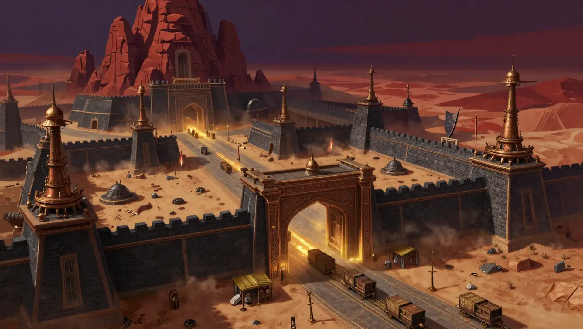 The Sand-Gate Garrison