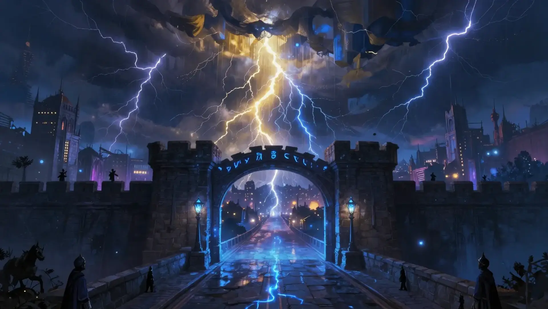 Beneath the Surging Leylines - AI-generated fantasy Quest