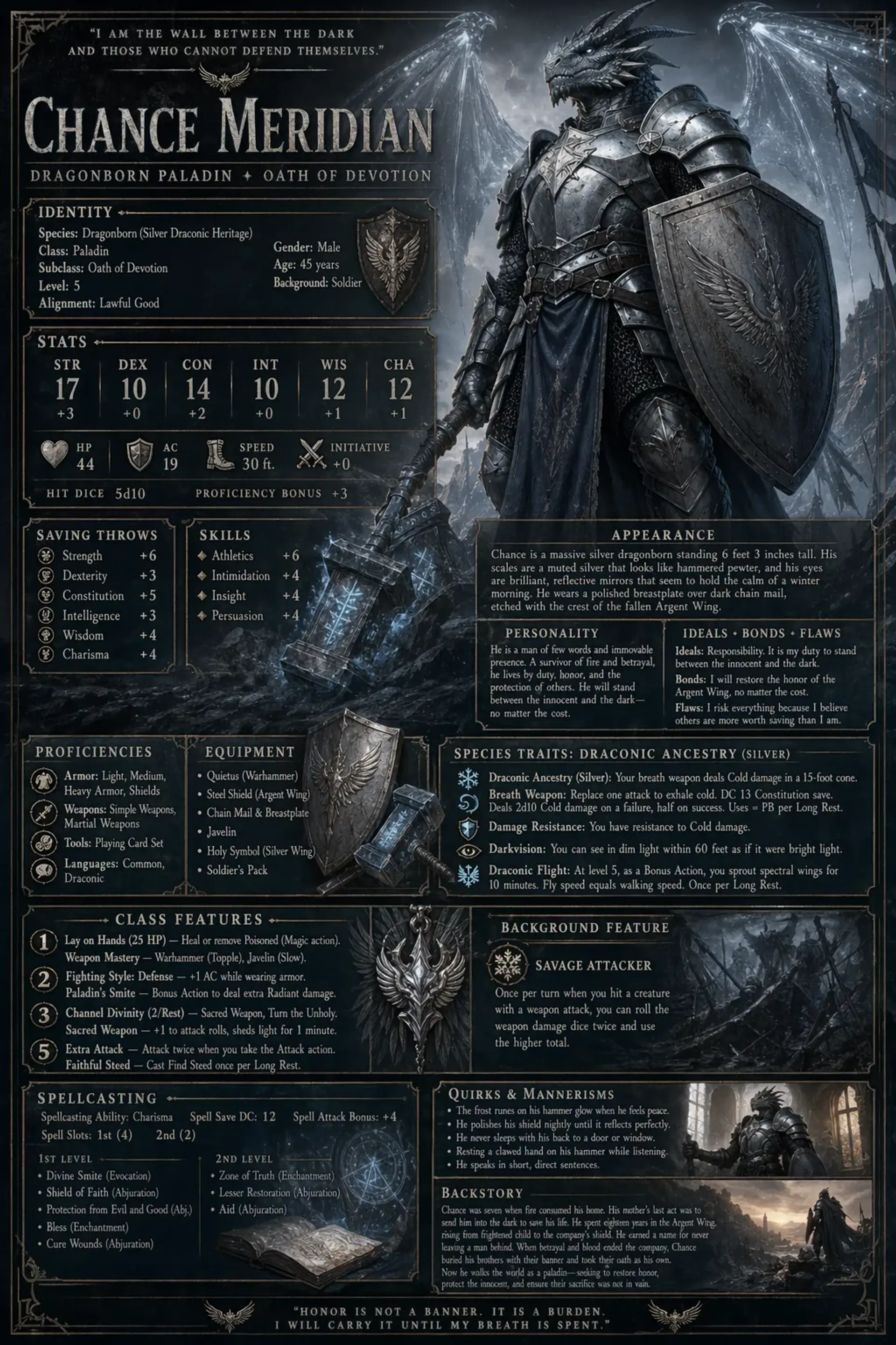 Character Sheet