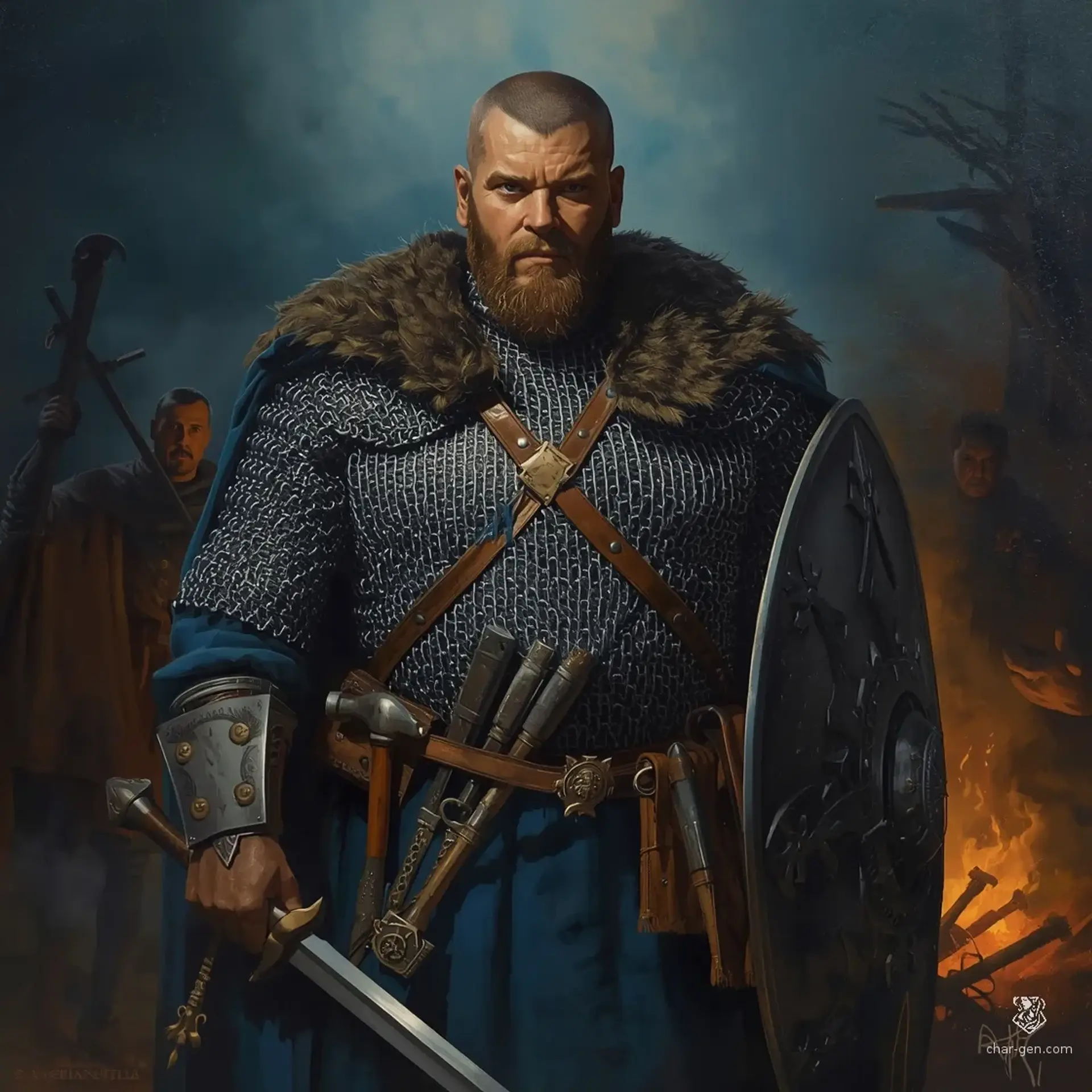 Pascal Weston - AI-generated fantasy Character