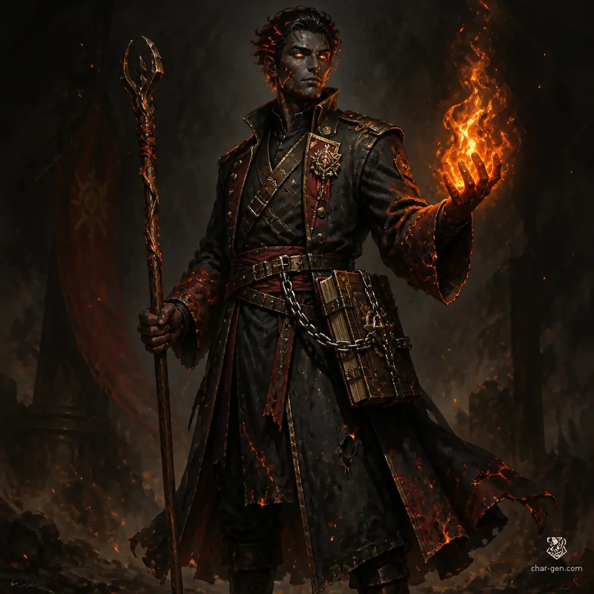 Kael Emberwake - AI-generated fantasy Character