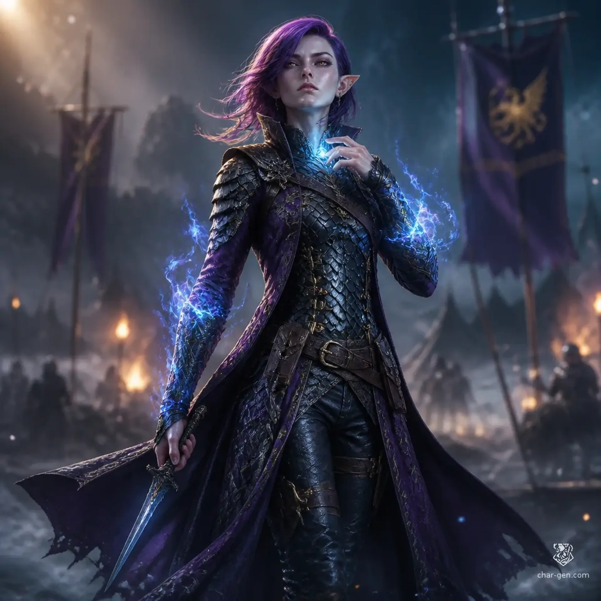 Ilyrana Voss - AI-generated fantasy Character