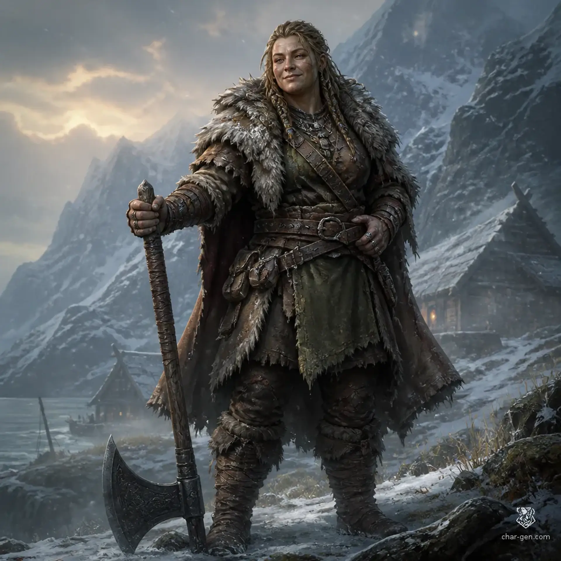 Brusk Veyr - AI-generated fantasy Character