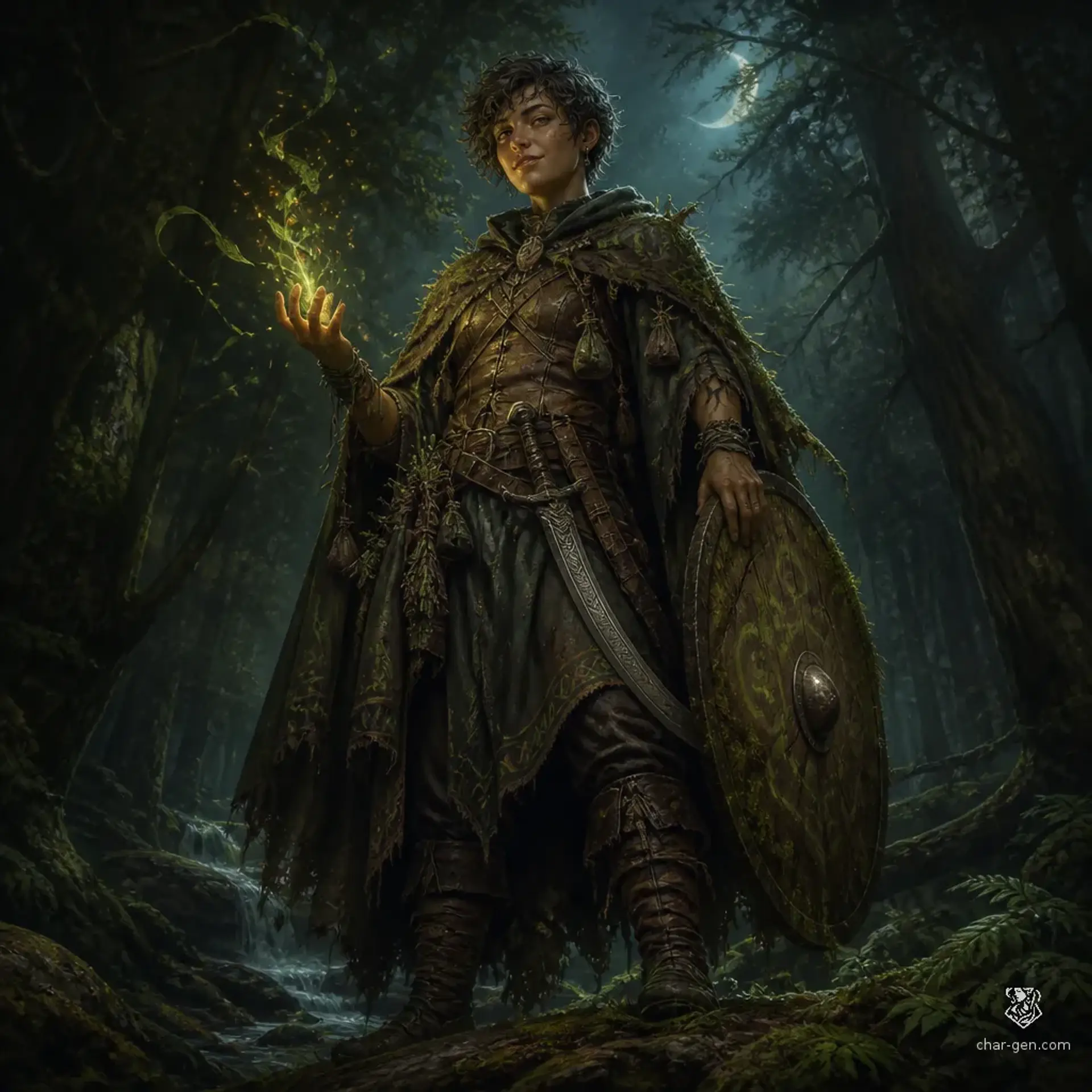 Neris Vale - AI-generated fantasy Character