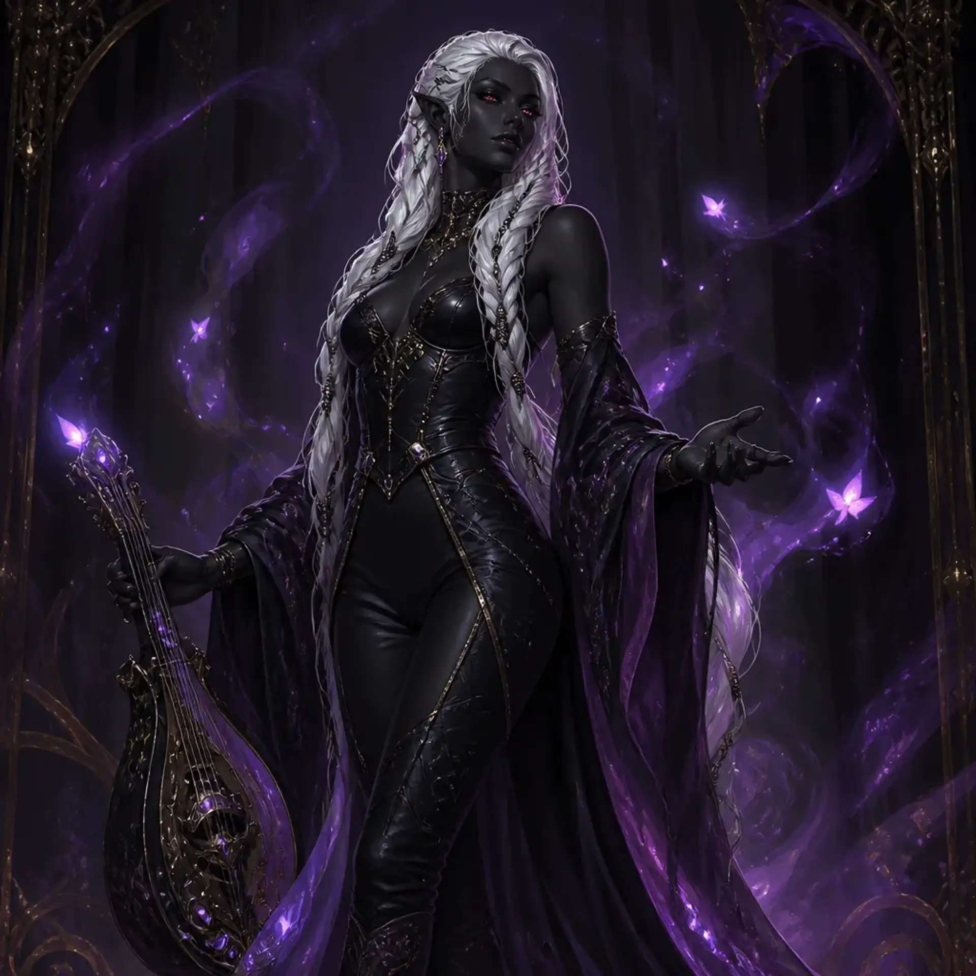 Nyxaria - AI-generated fantasy Character