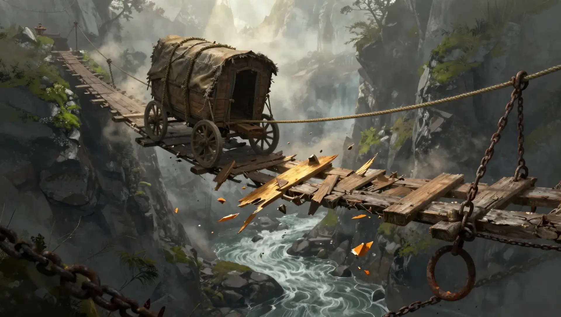 Buckling Caravan Bridge