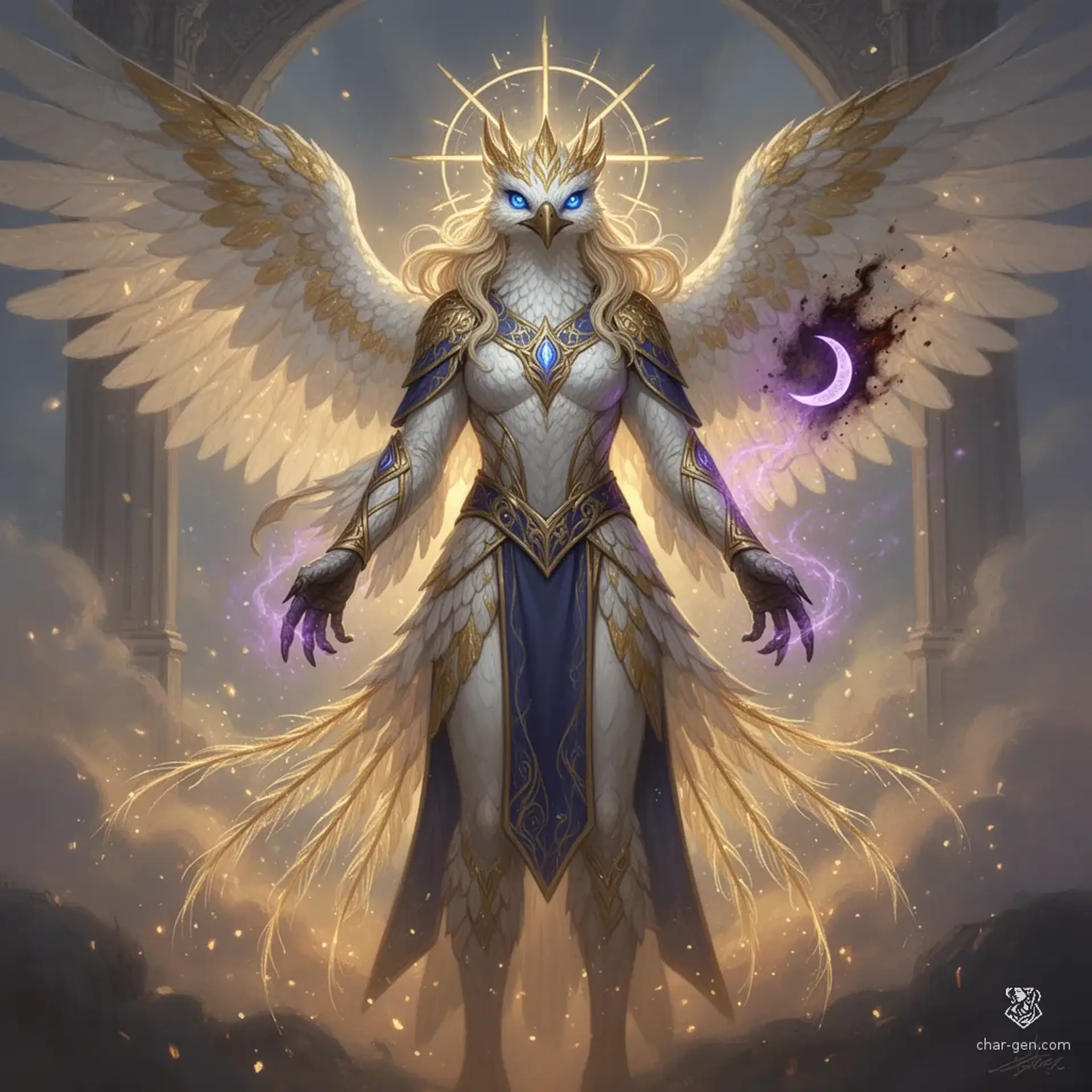 Caelithra Solenne - AI-generated fantasy NPC