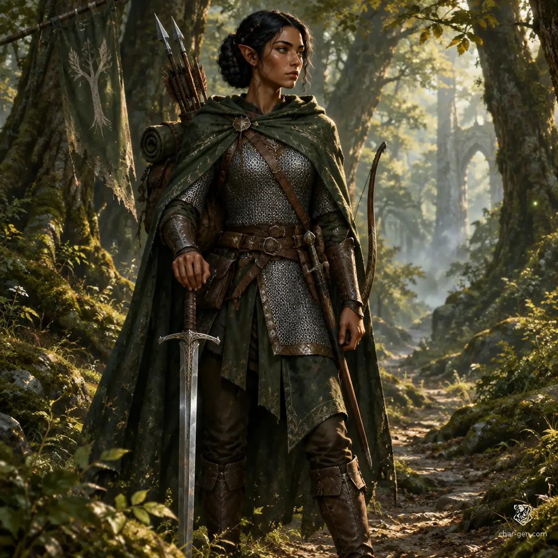 Kat - AI-generated fantasy Character