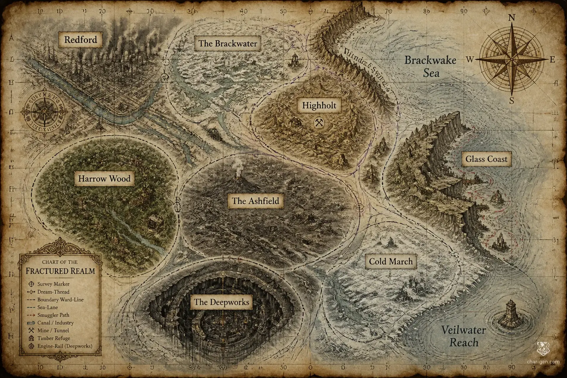 The Betweenlands - AI-generated fantasy World