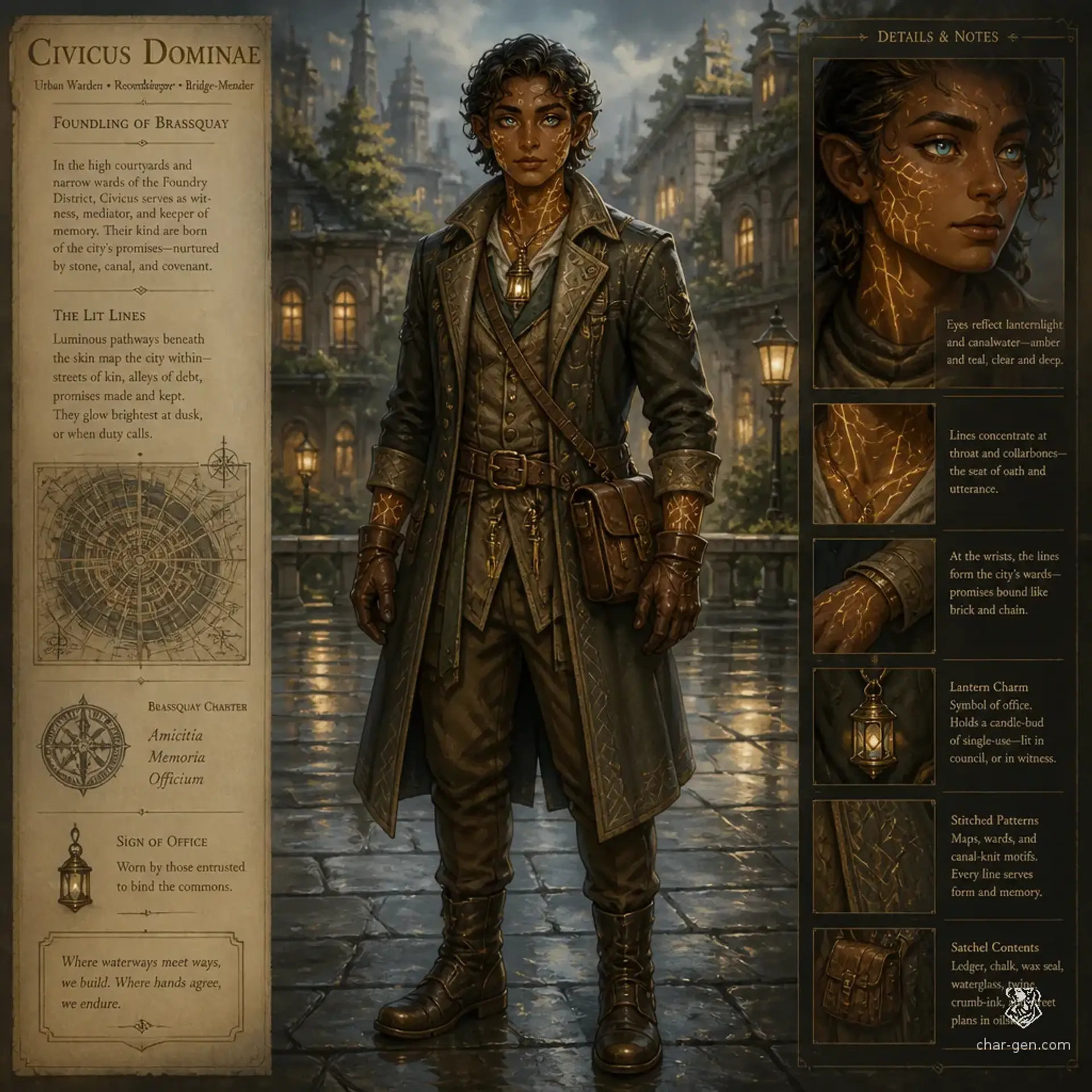 Lumenborn - AI-generated fantasy Species