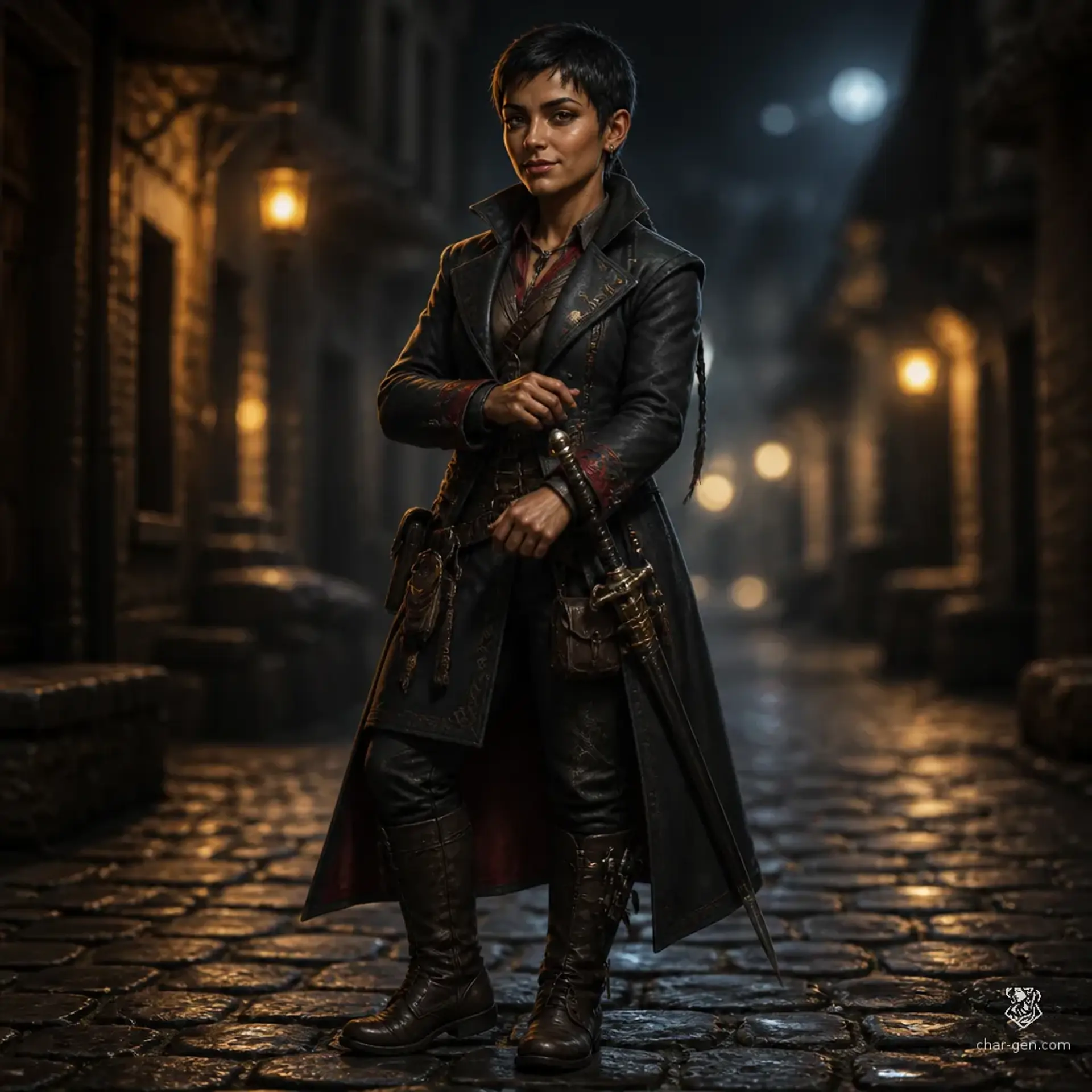 Ketta Gelt - AI-generated fantasy Character