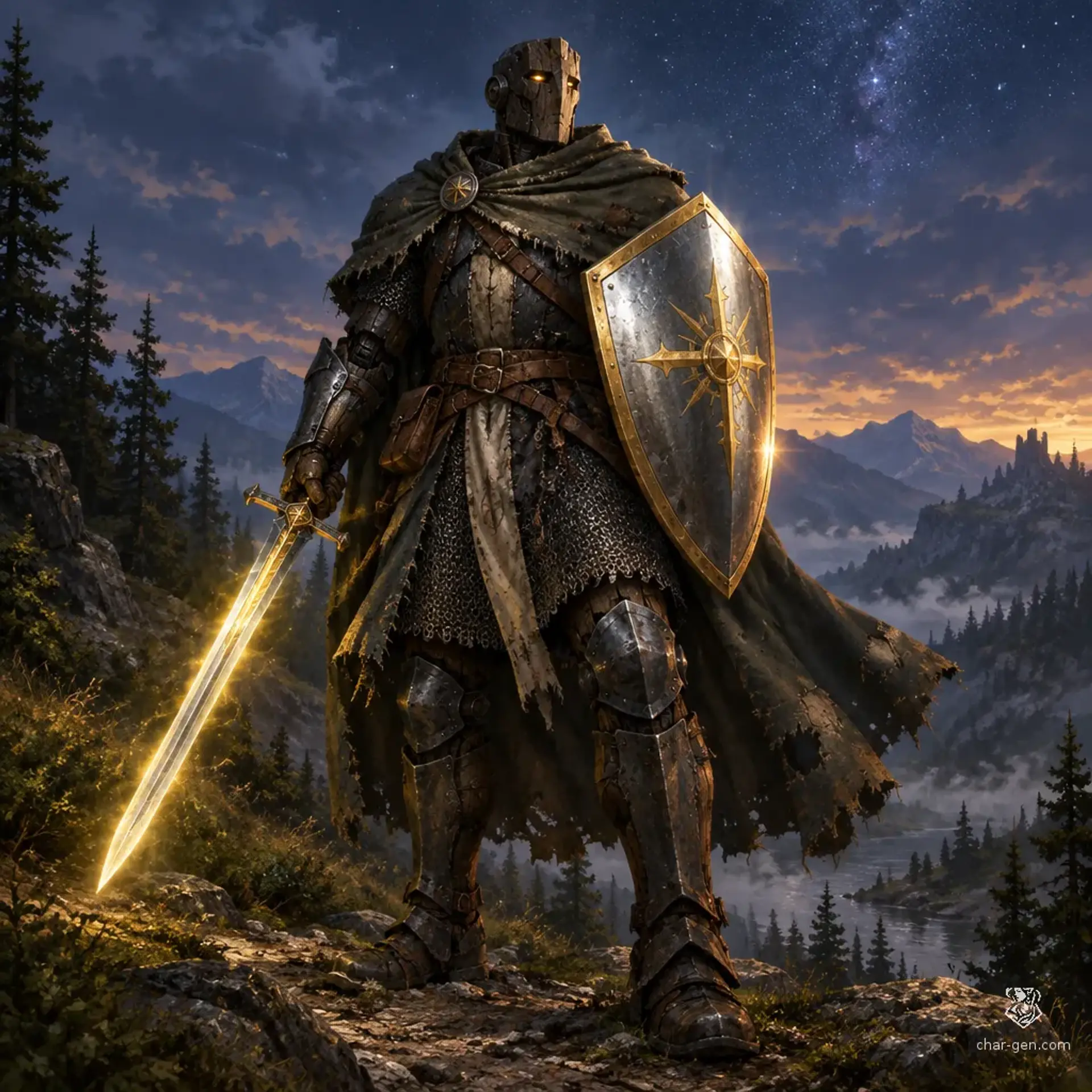 Ulan - AI-generated fantasy Character