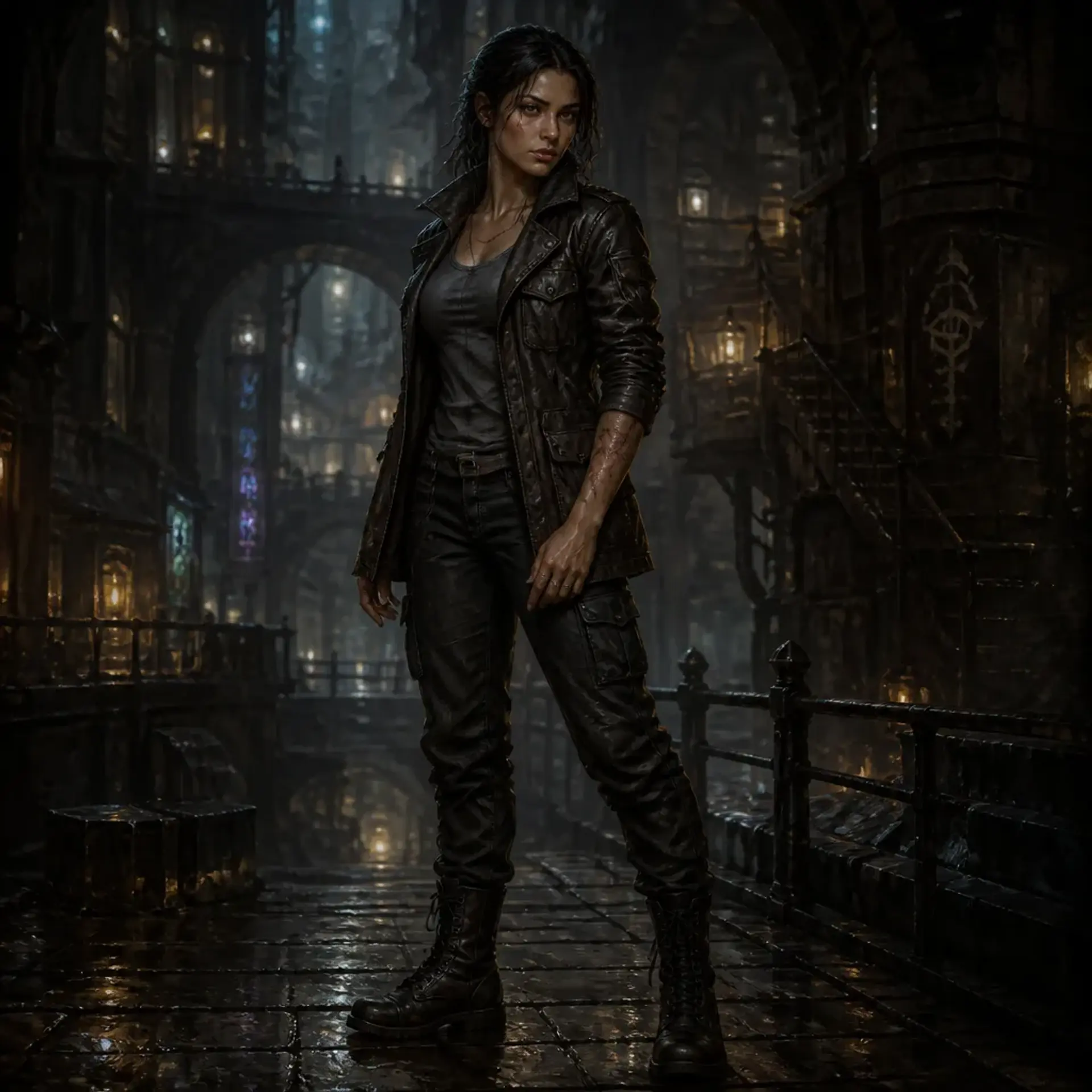 Sera Veyne - AI-generated fantasy Character
