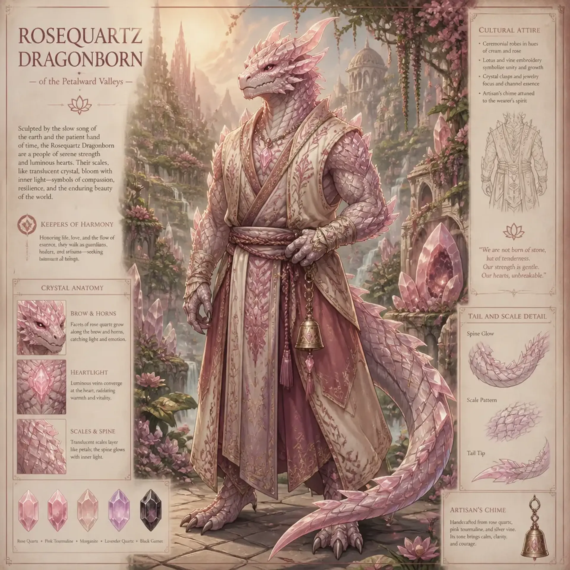 Rosequartz Dragonborn