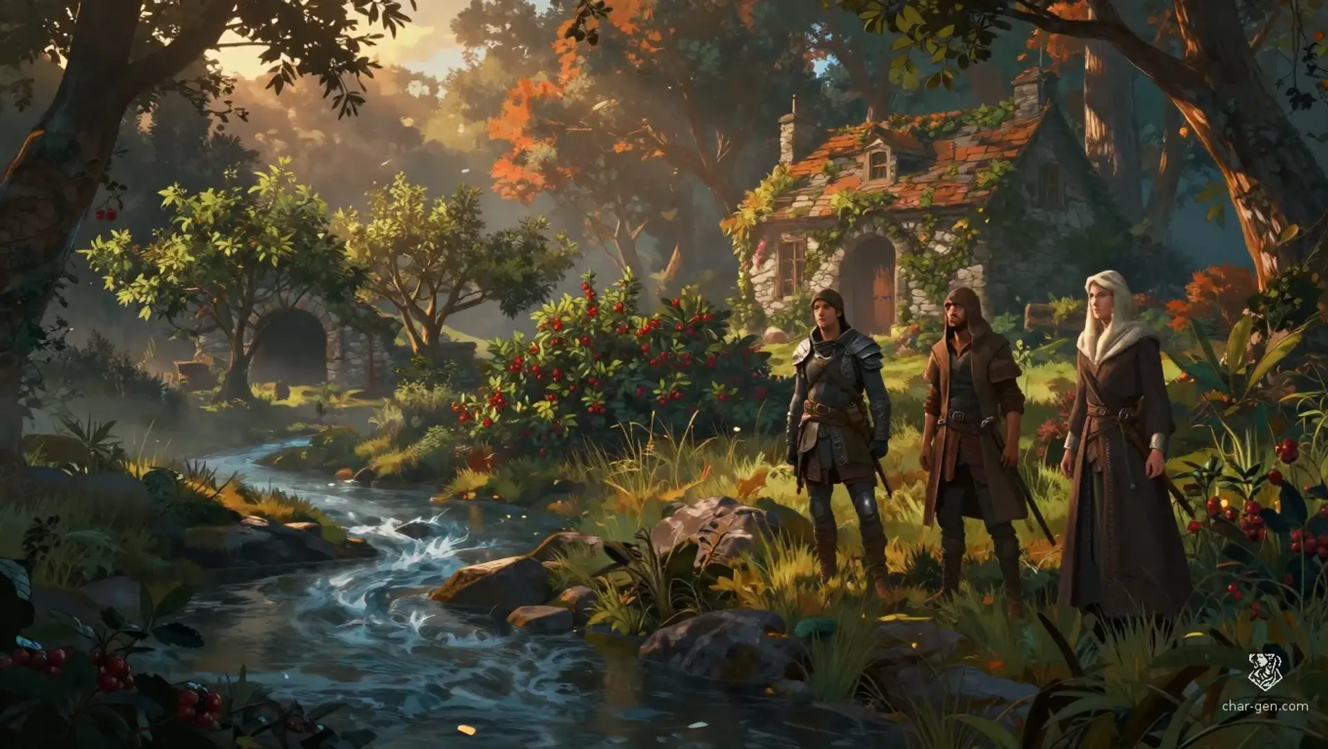 The Awkward Assemblage - AI-generated fantasy Quest