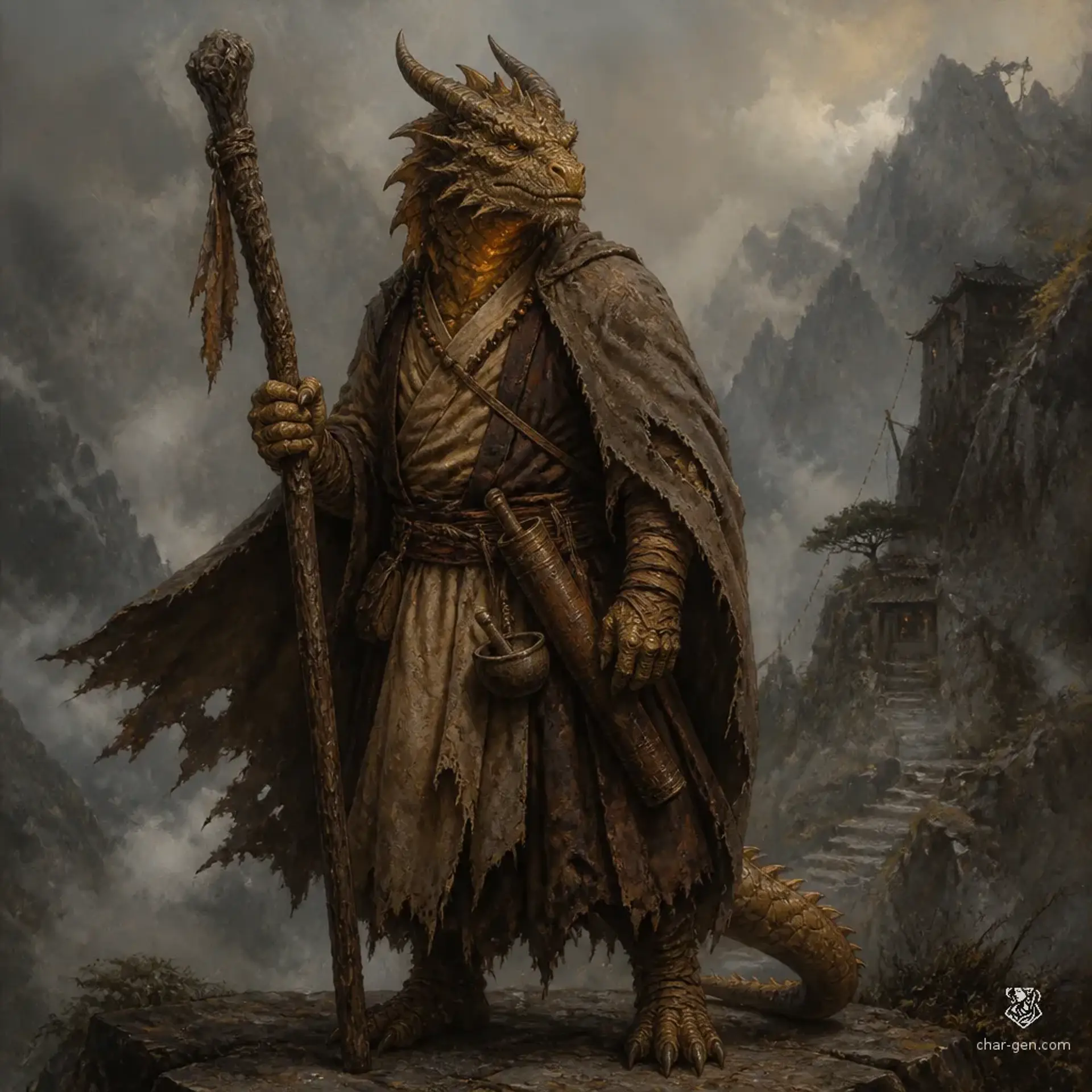 Draconius Smith - AI-generated fantasy Character
