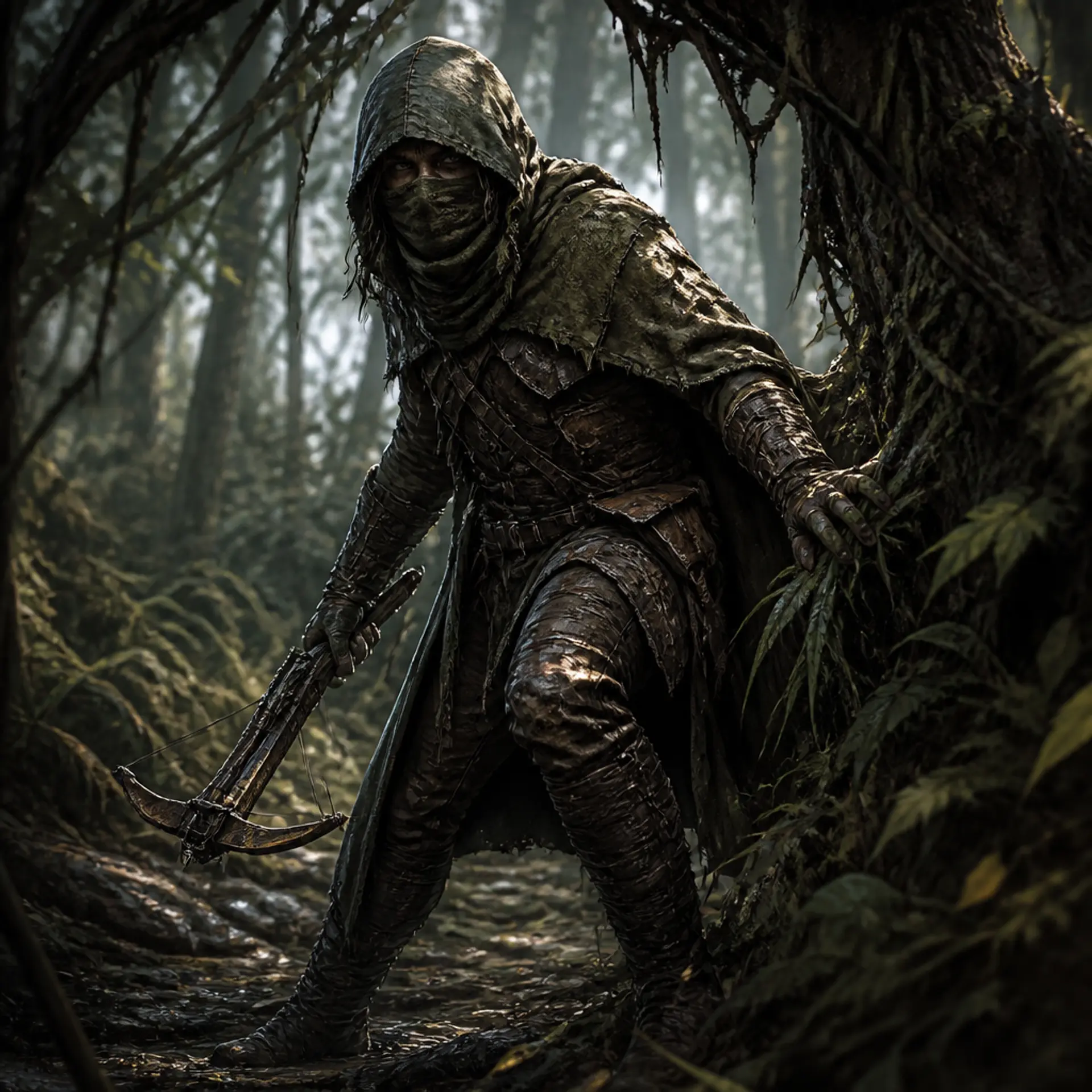 Mercenary Raider - AI-generated fantasy Monster