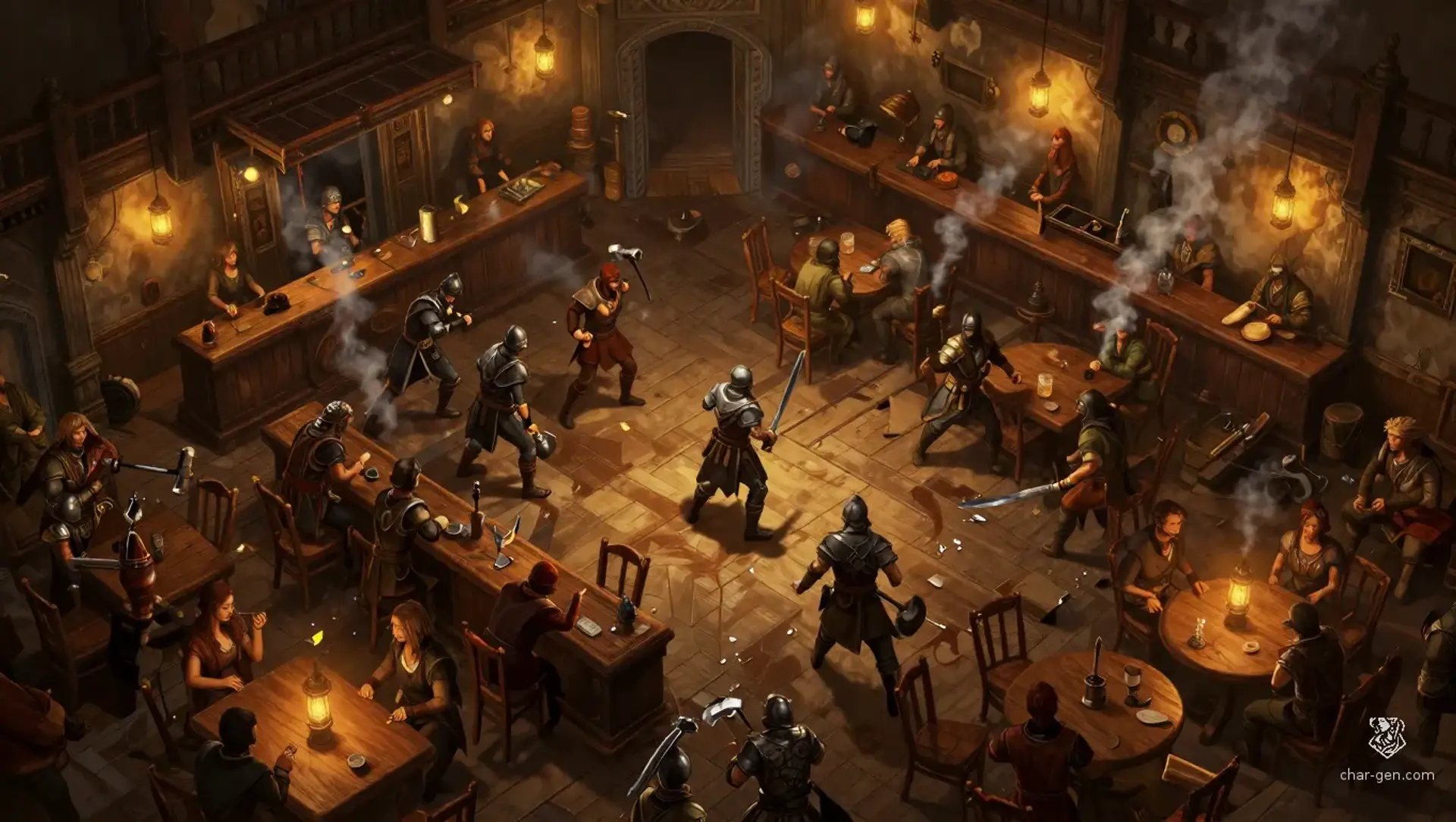 Protect the Last Stroke of Hubris - AI-generated fantasy Encounter