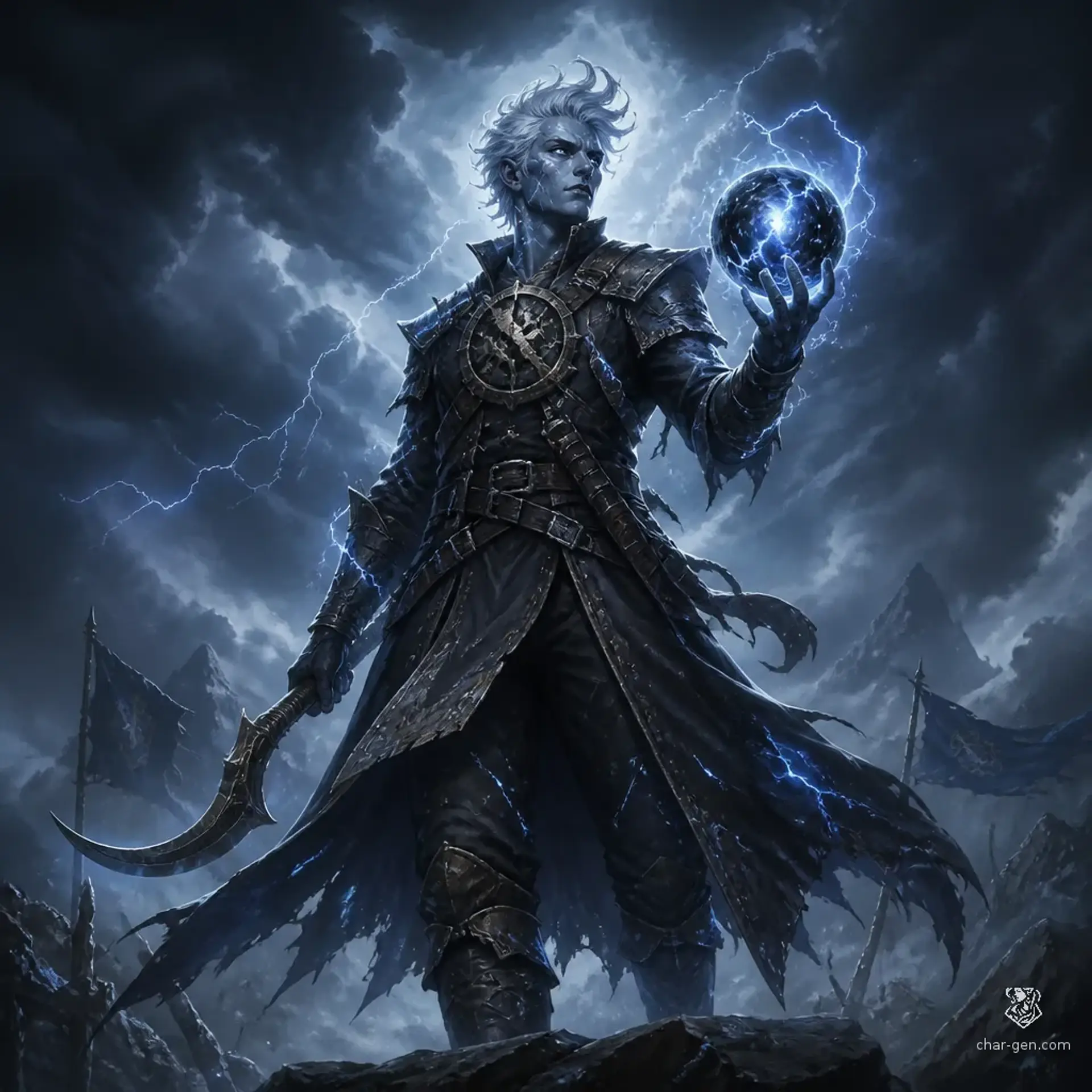 Nym Gaellen - AI-generated fantasy Character