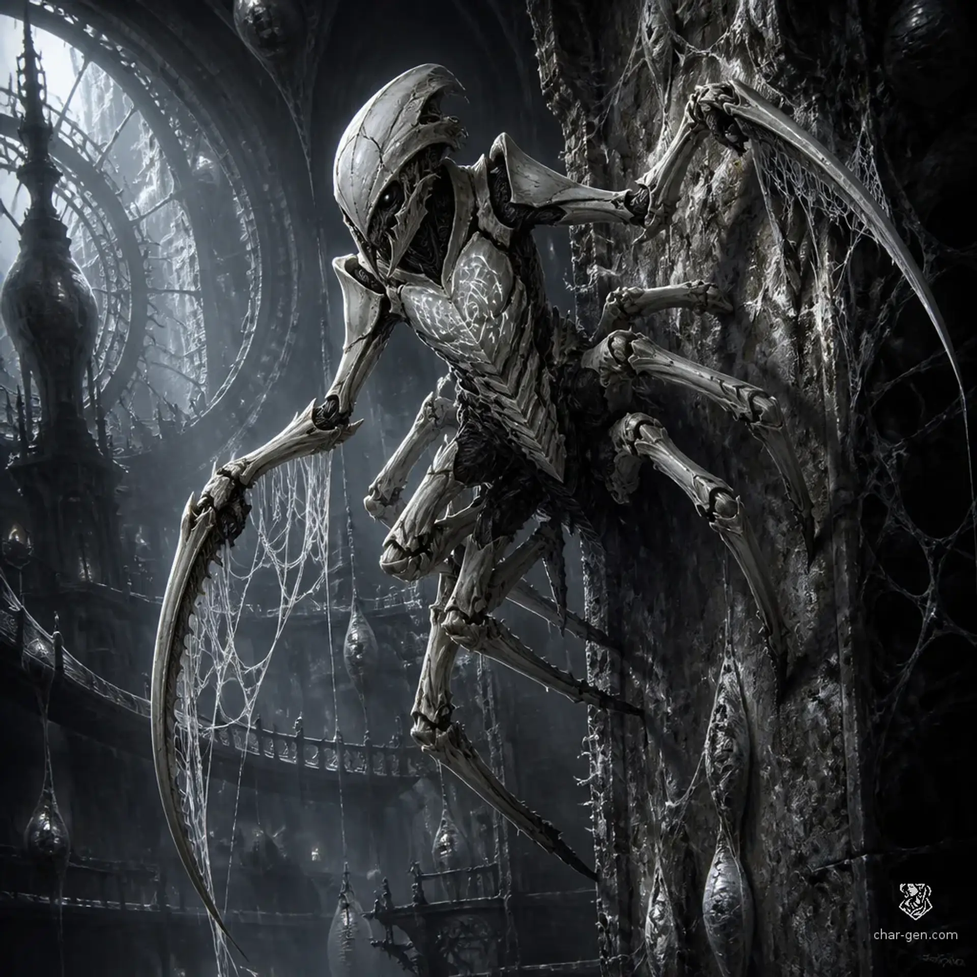 Lichwrought Mantis Webber