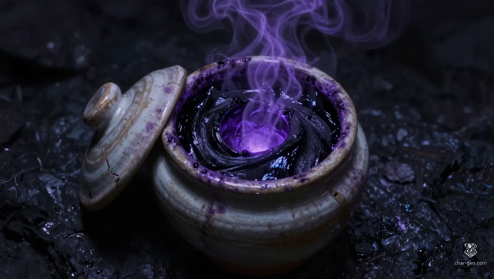 Shadow-Step Tallow - AI-generated fantasy Magic Item