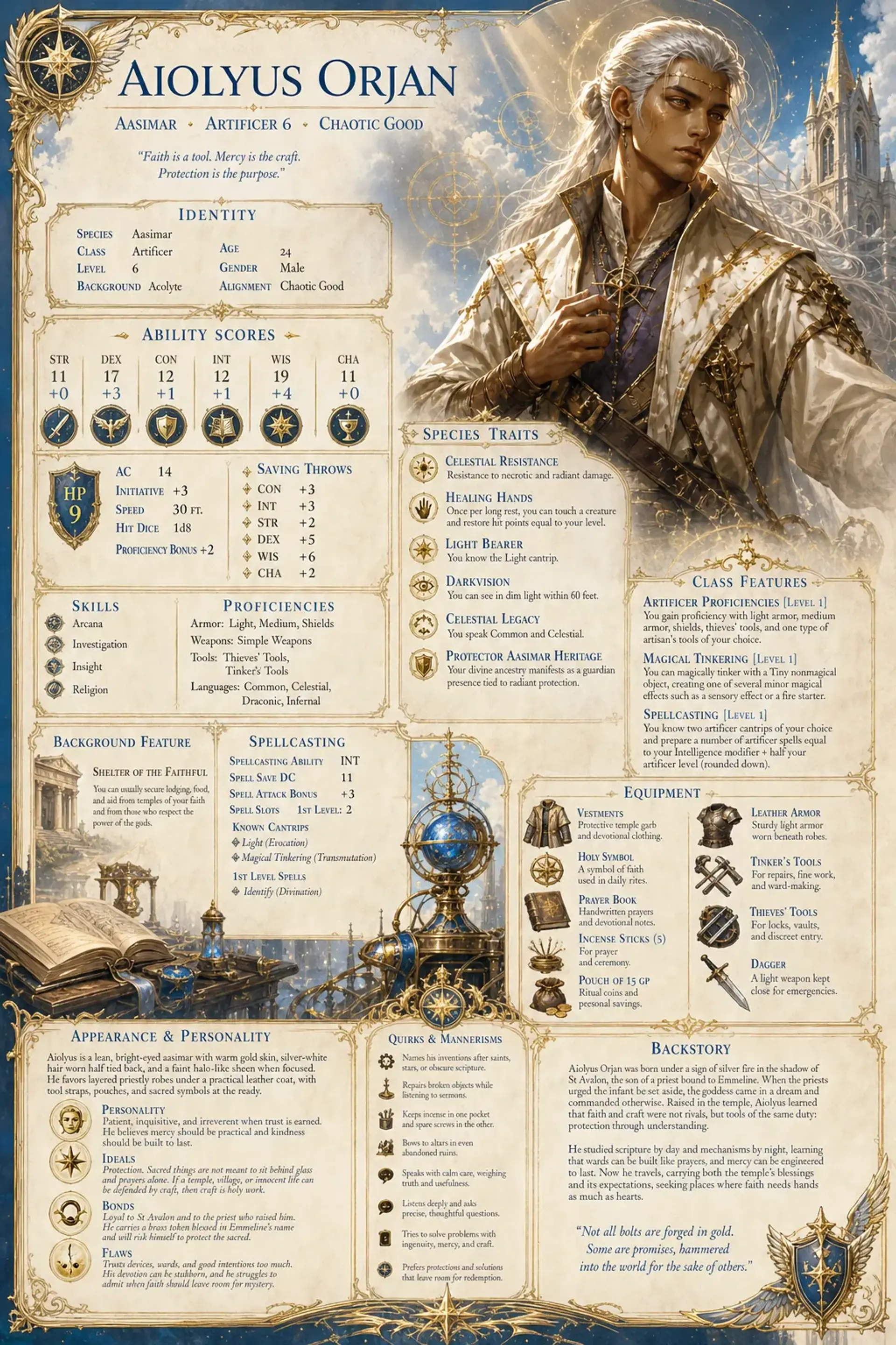 Character Sheet