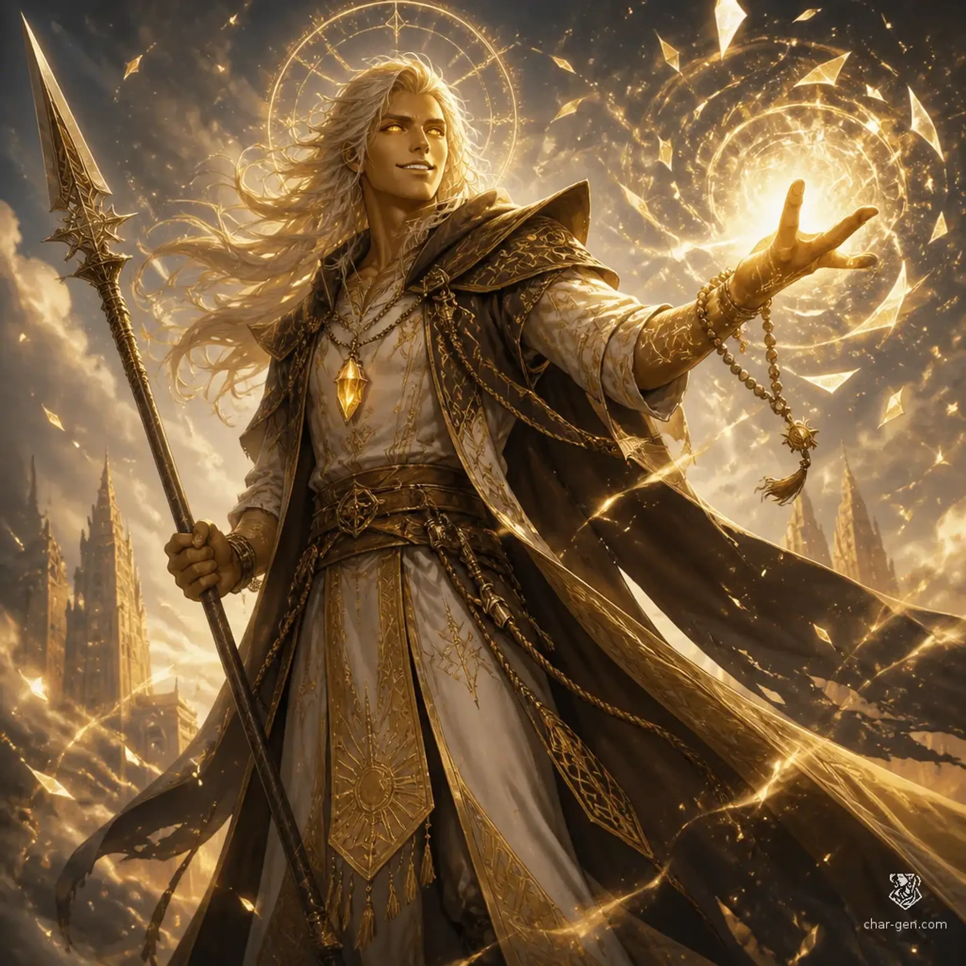 Lysander Vale - AI-generated fantasy Character