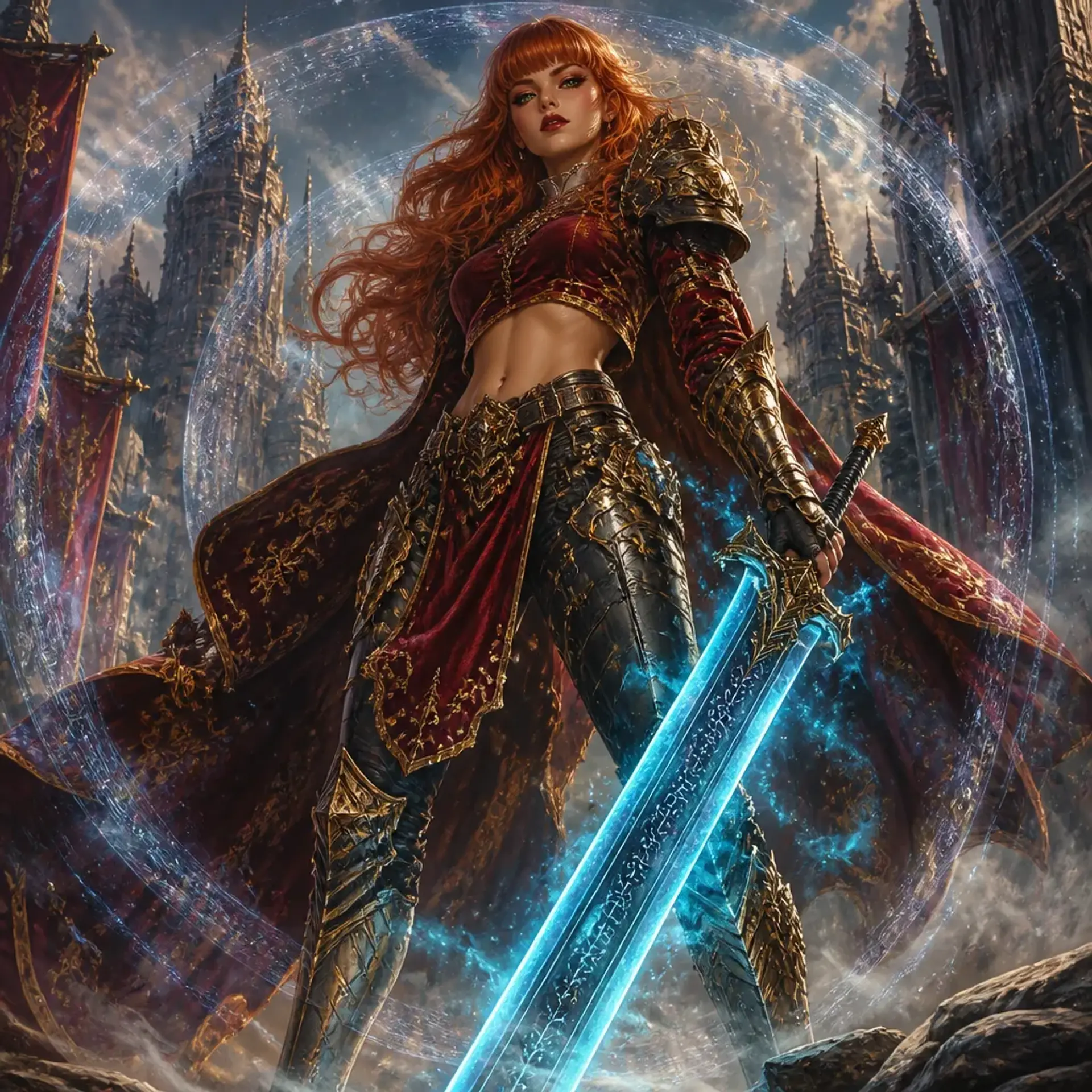 Amelia - AI-generated fantasy Character