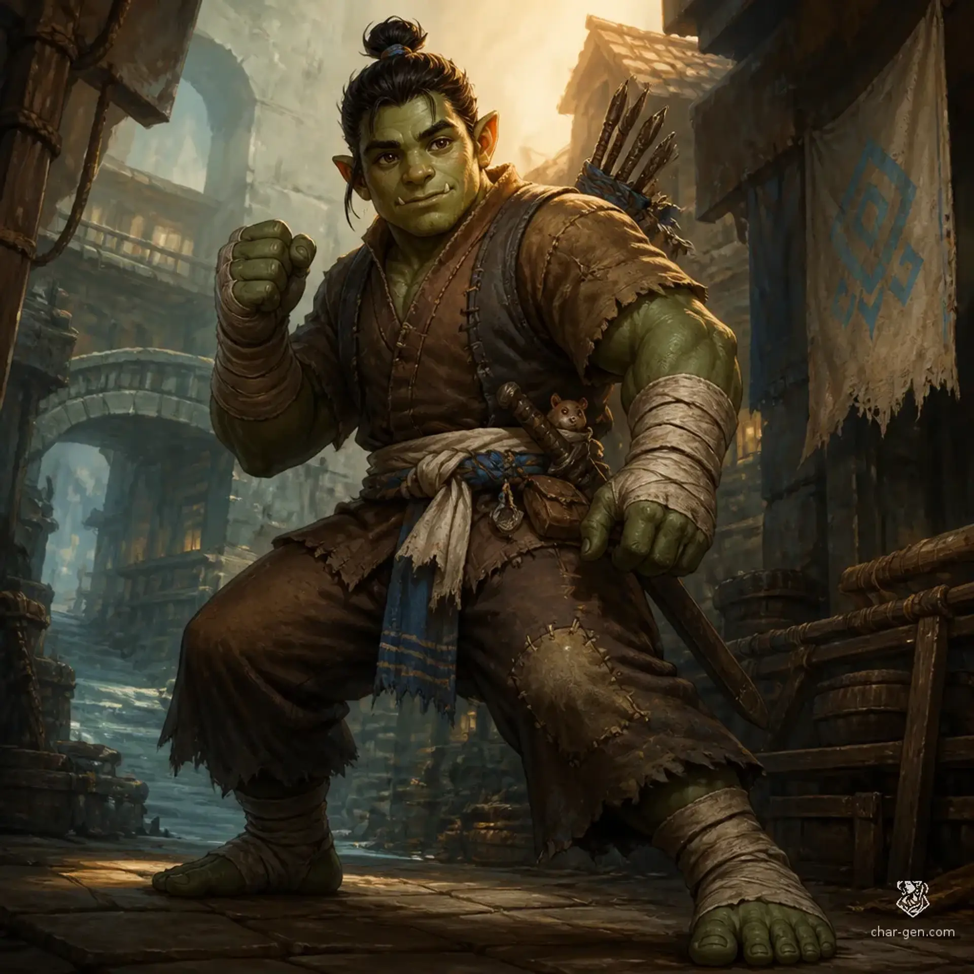 Murzun - AI-generated fantasy Character