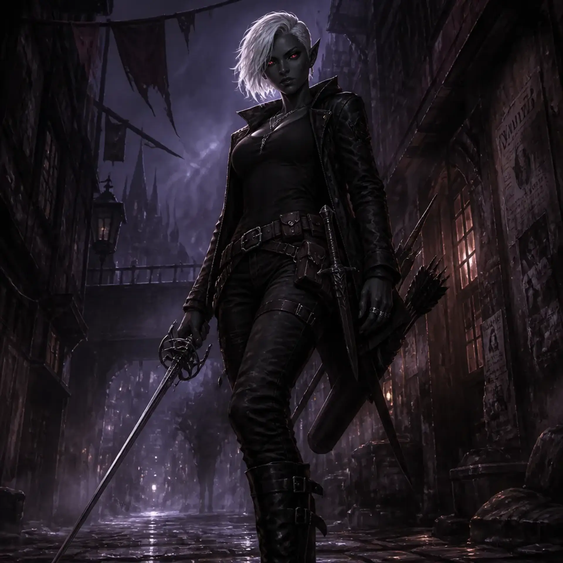 Varenia - AI-generated fantasy Character