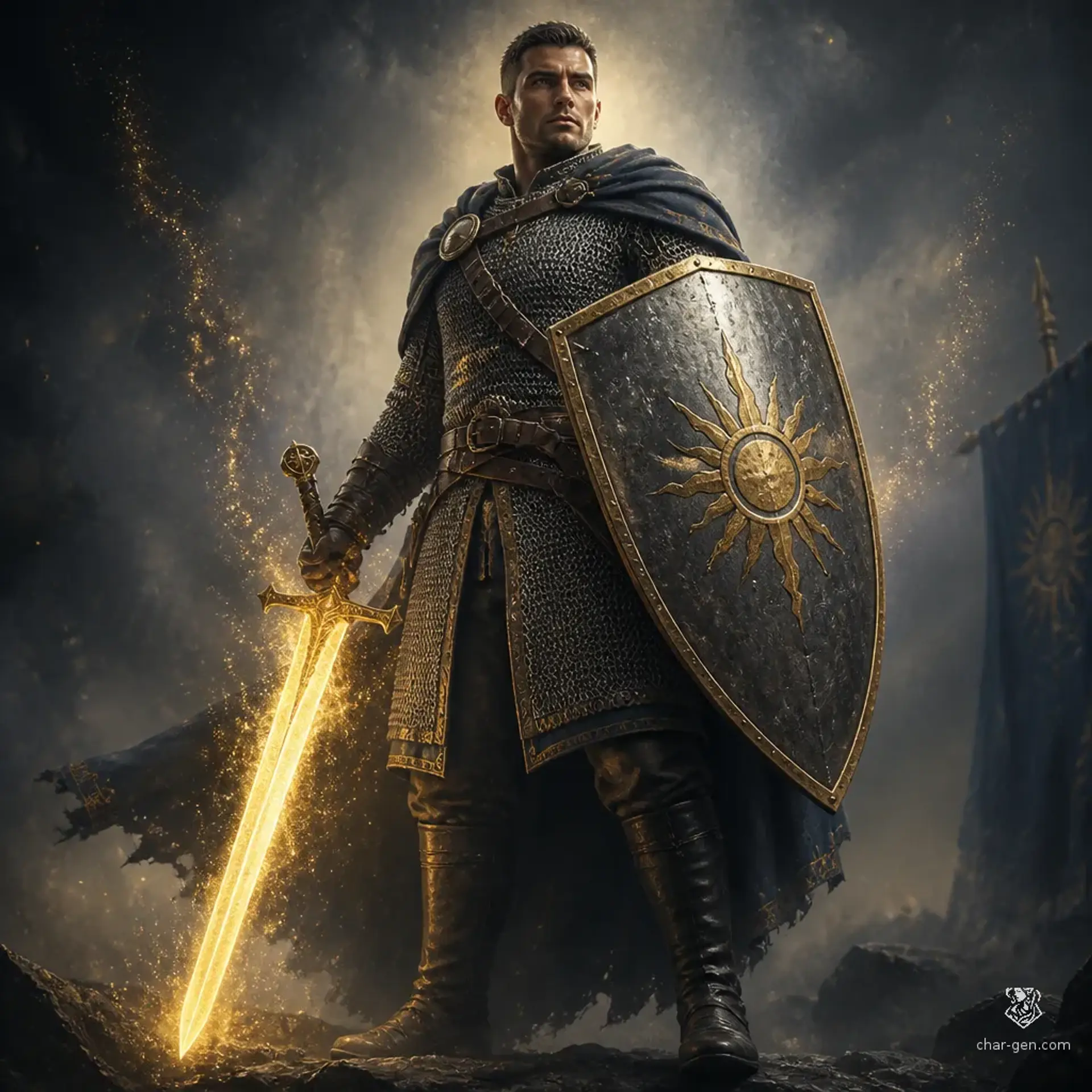 Medius - AI-generated fantasy Character